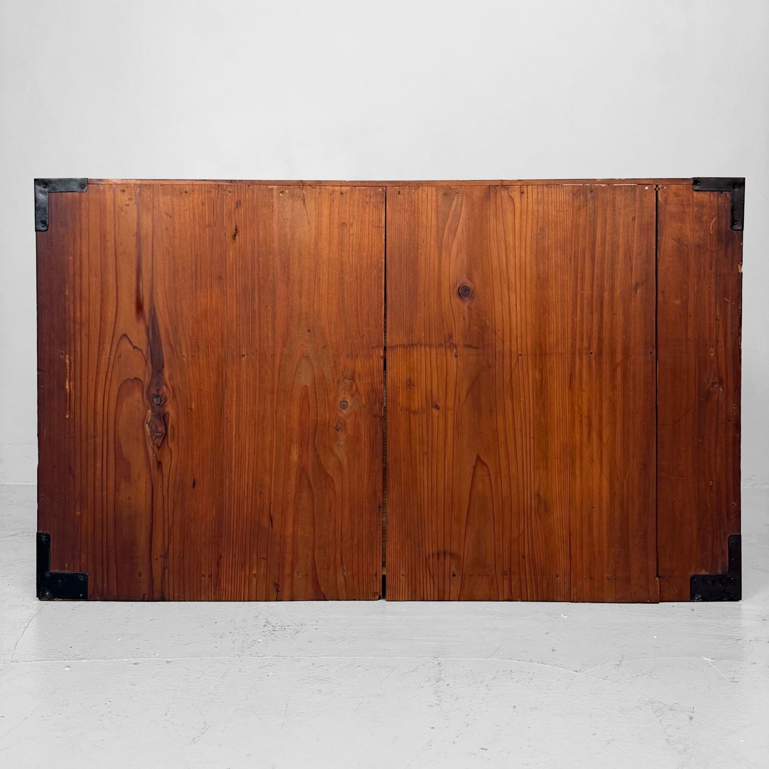 Minimalist Japanese Low Tansu, Storage Cabinet, 1890–1910