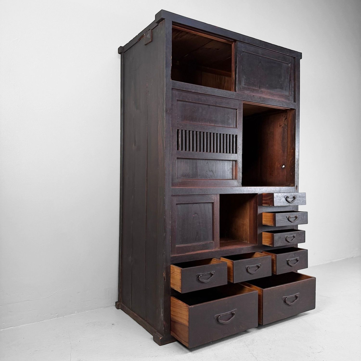 Japanese Mizuya Tansu, Storage Cabinet, 1900–1920