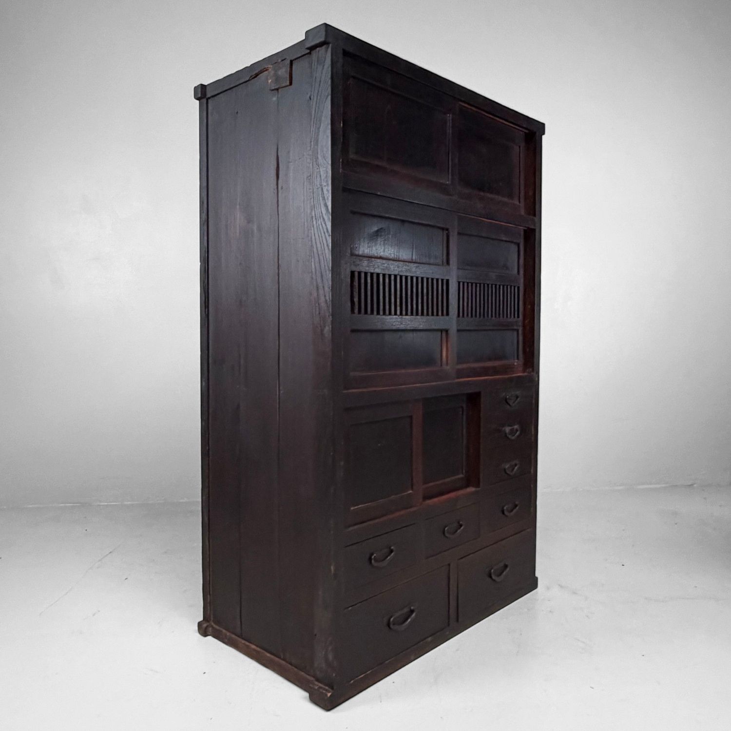 Japanese Mizuya Tansu, Storage Cabinet, 1900–1920
