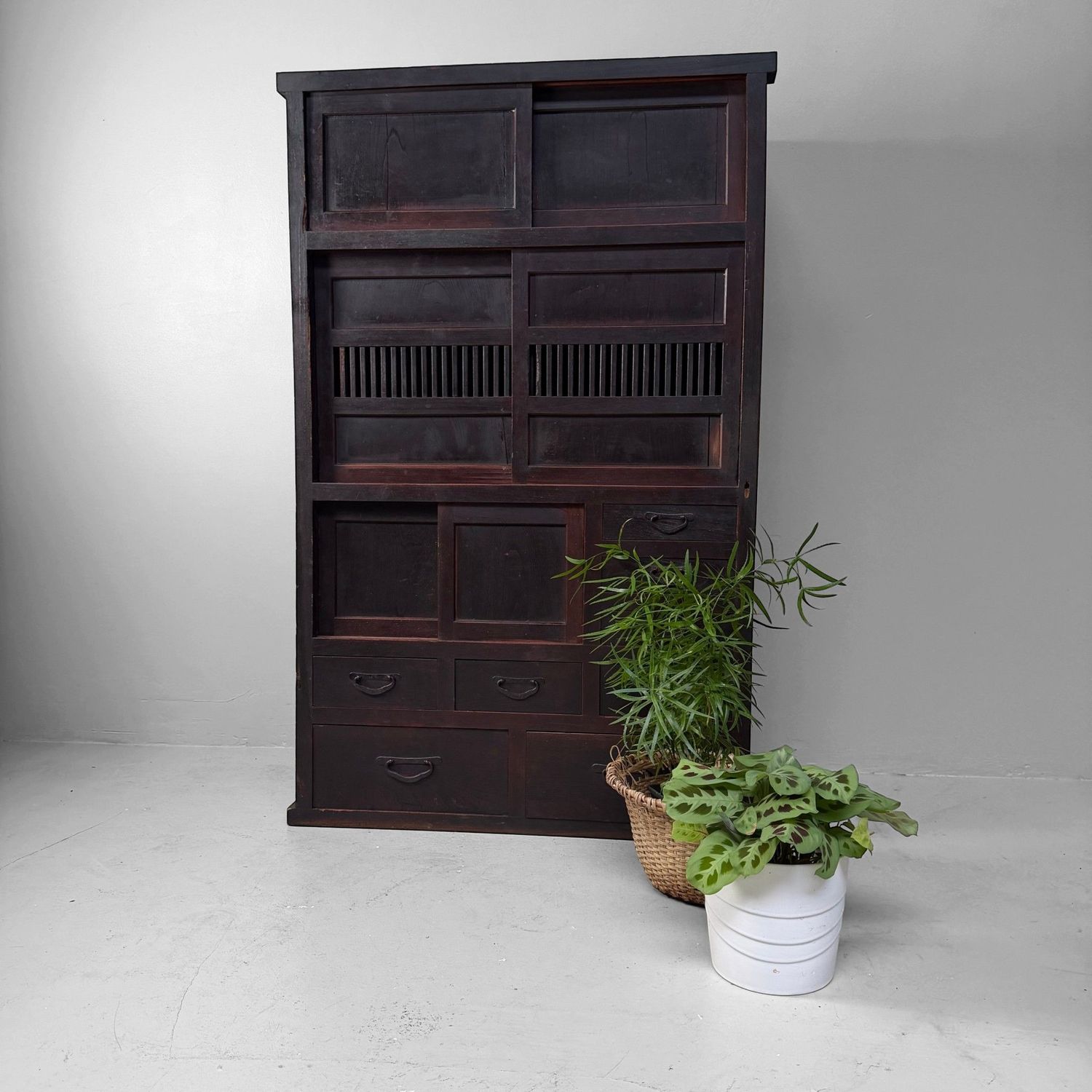 Japanese Mizuya Tansu, Storage Cabinet, 1900–1920