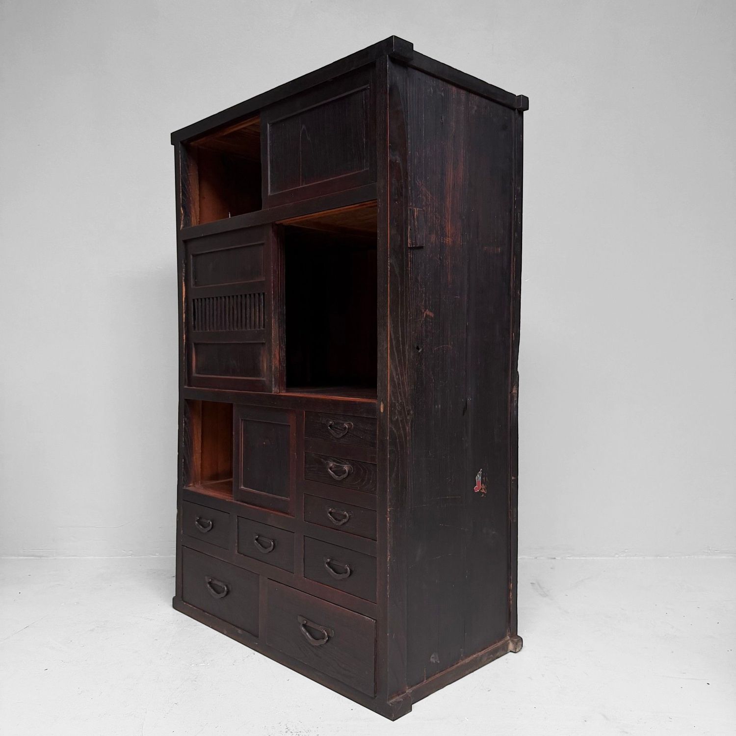 Japanese Mizuya Tansu, Storage Cabinet, 1900–1920