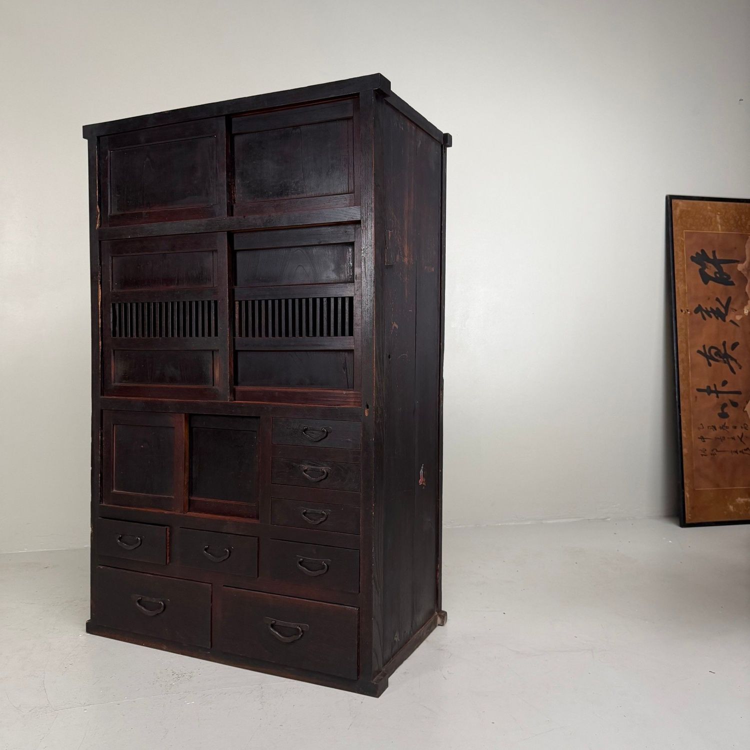 Japanese Mizuya Tansu, Storage Cabinet, 1900–1920