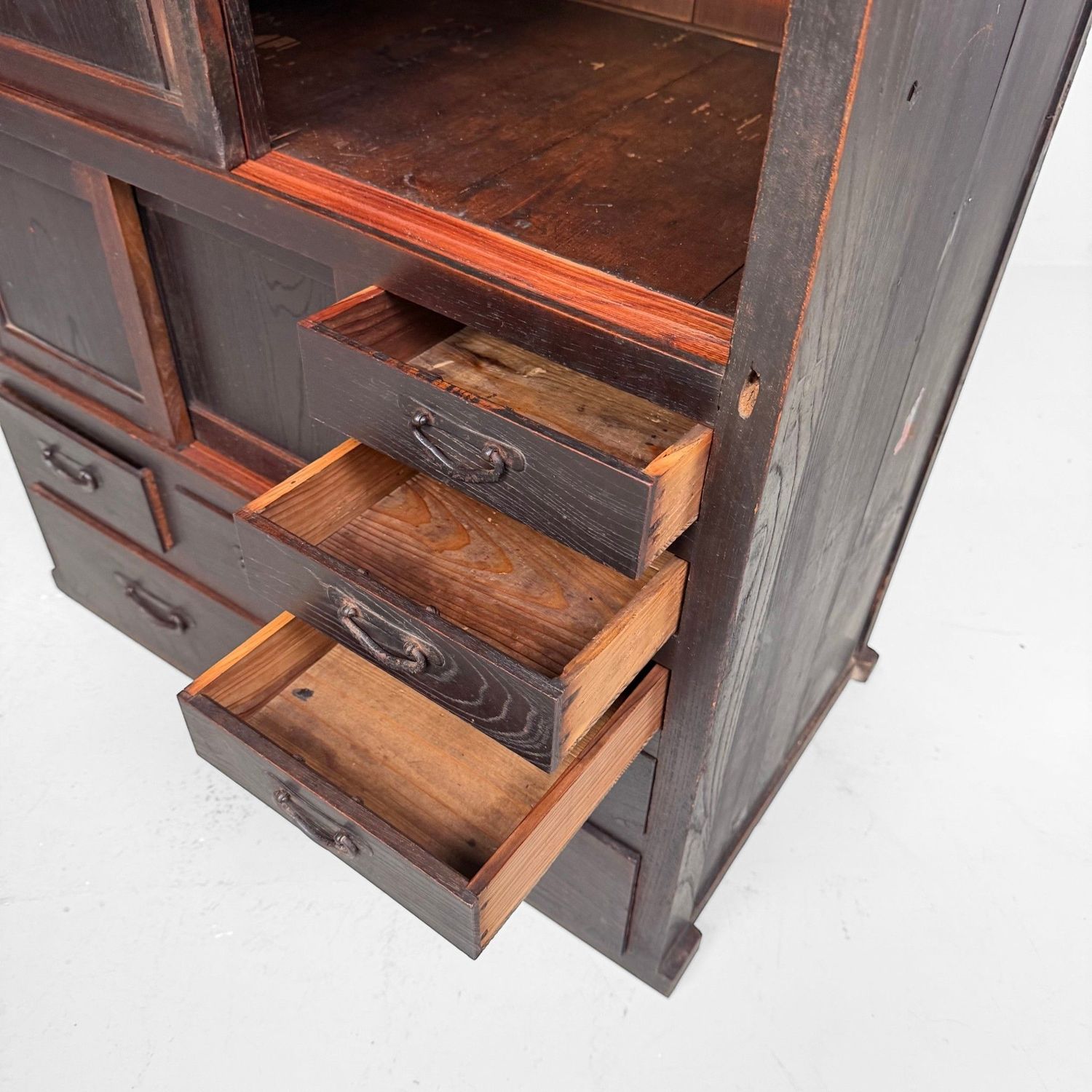 Japanese Mizuya Tansu, Storage Cabinet, 1900–1920