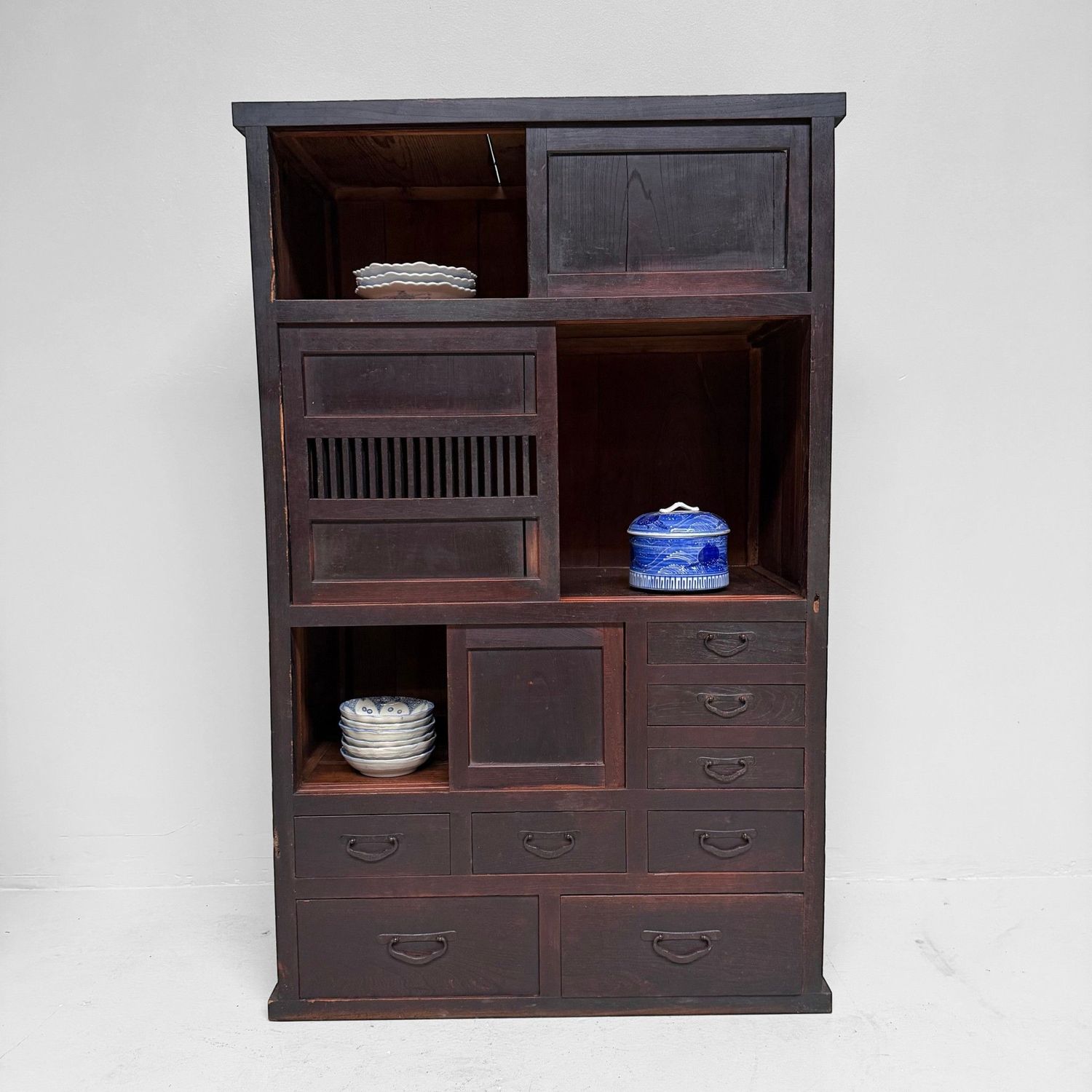 Japanese Mizuya Tansu, Storage Cabinet, 1900–1920