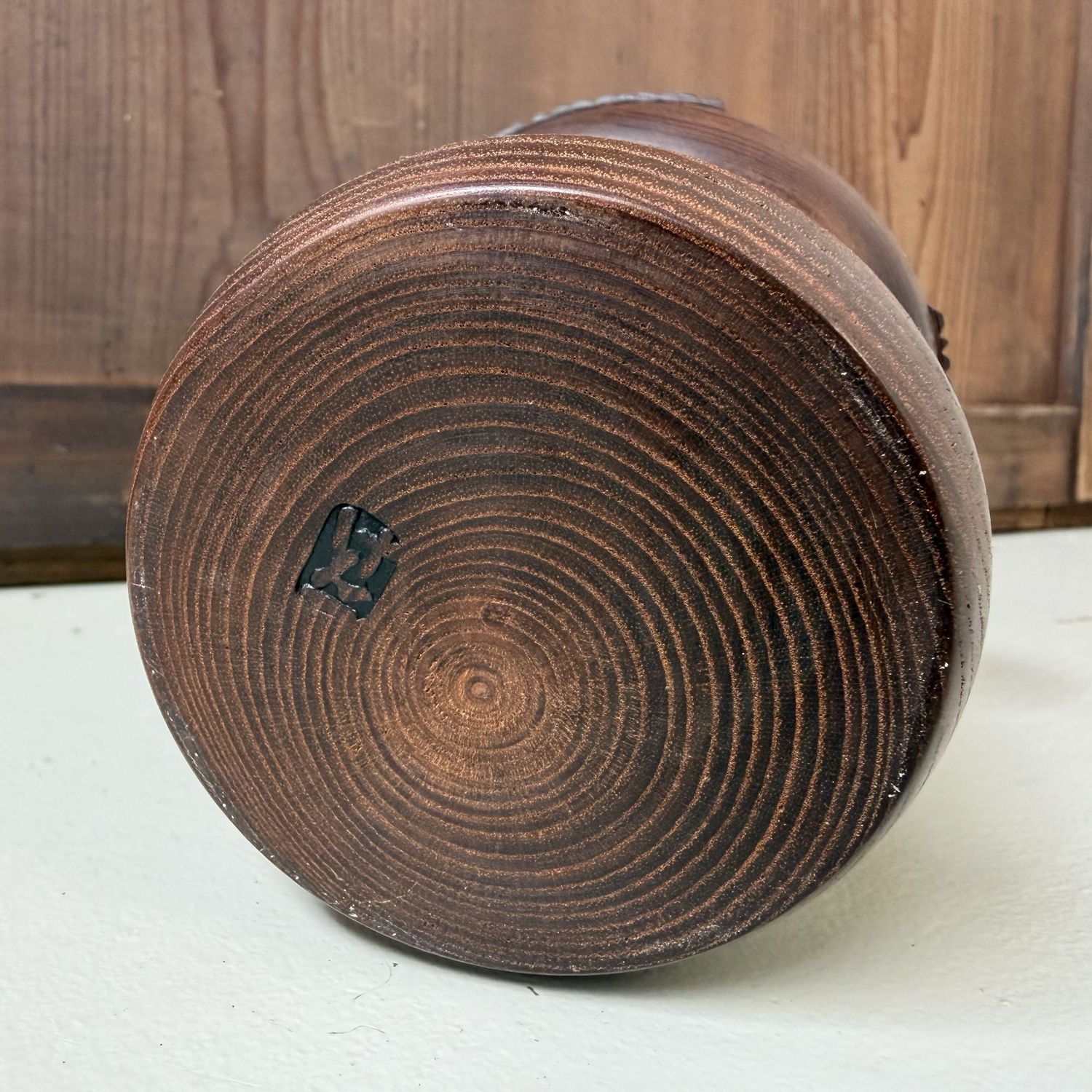 Vintage Sōsaku Kokeshi “Shimoyo” door Murakami Ken-ichi, 1960s