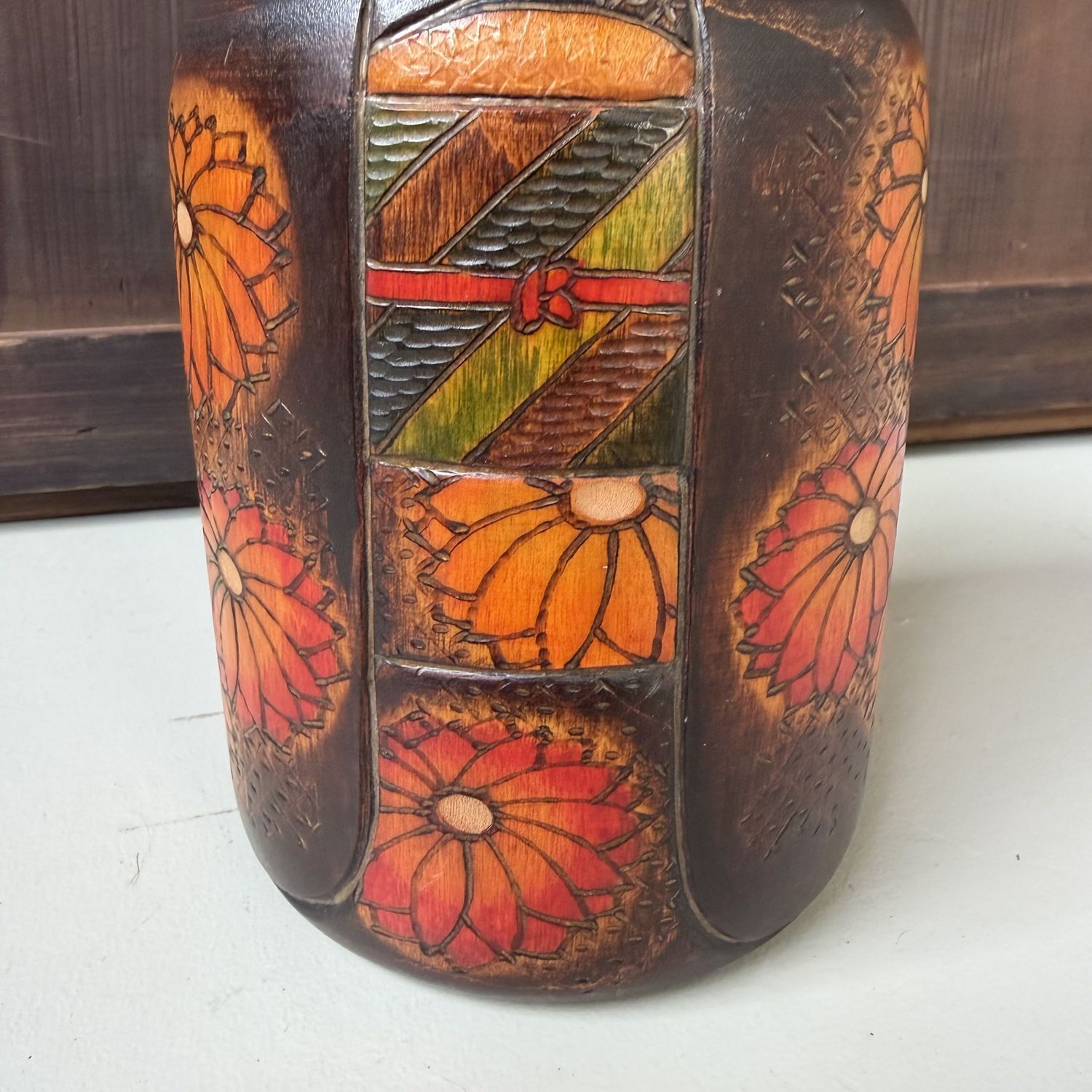 ​Vintage Gumma Kokeshi door Fumio Tomidokoro, 1980s