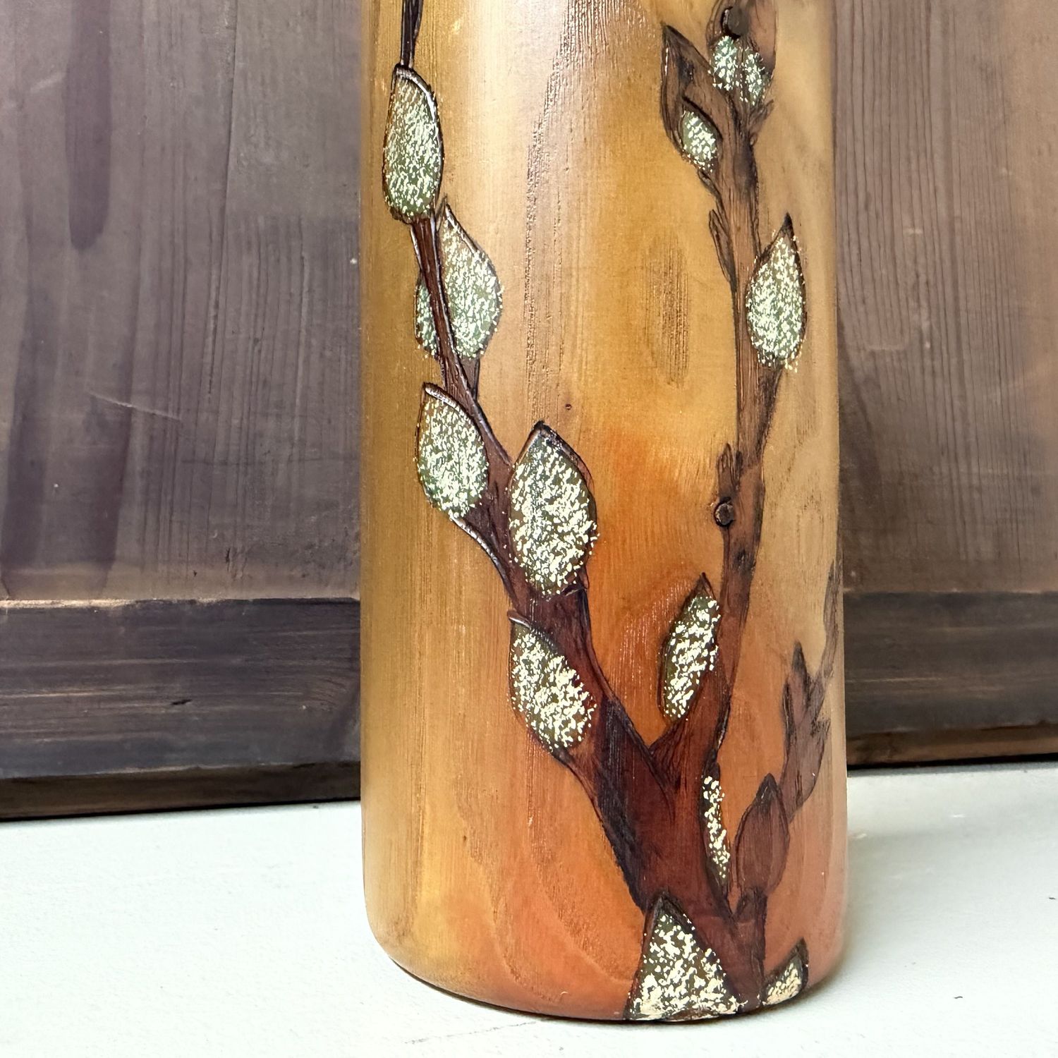 ​Vintage Usaburo Kokeshi “Nekoyanagi”, 1970s–1980s