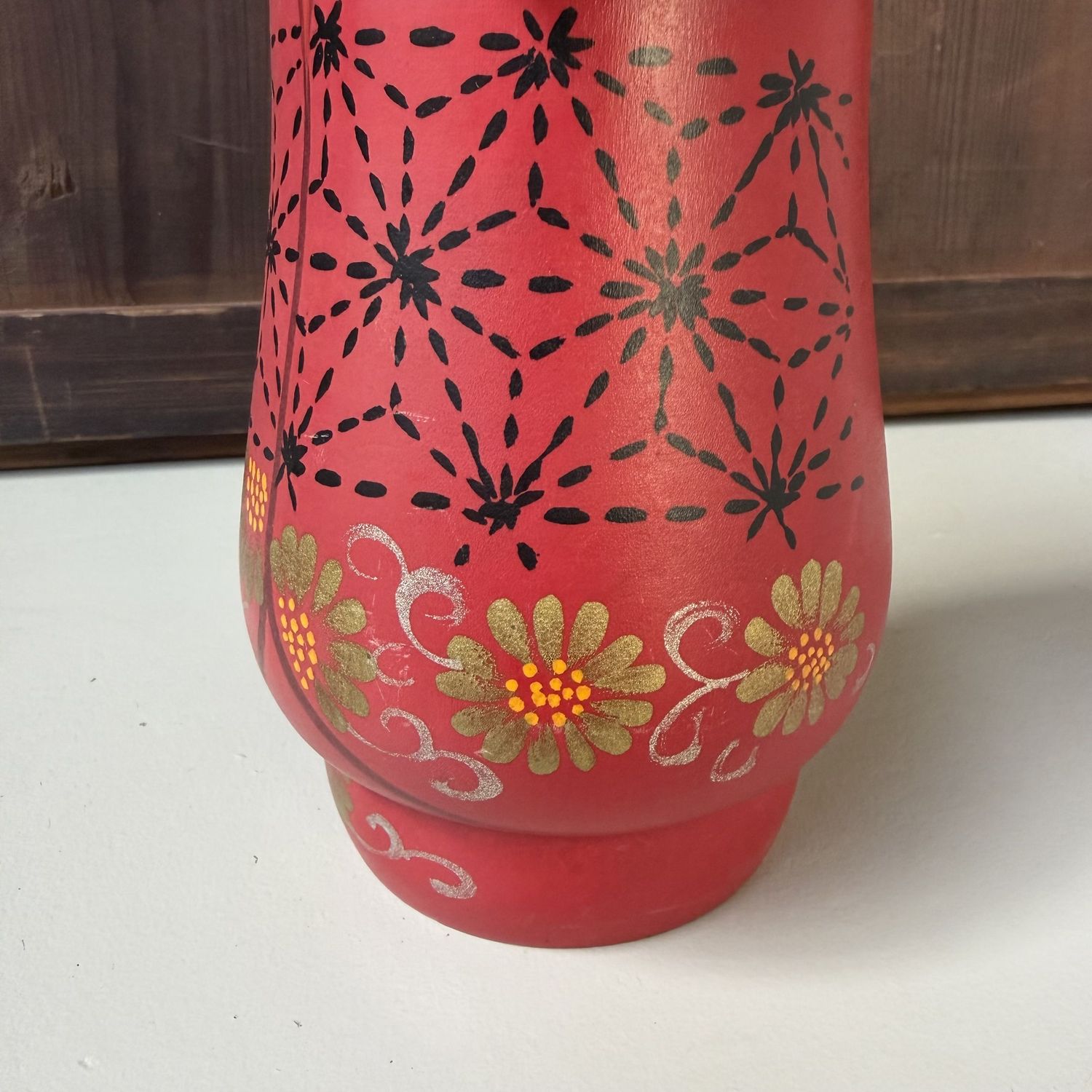 Vintage Sōsaku Kokeshi door Kazuo Takamizawa, 1980s