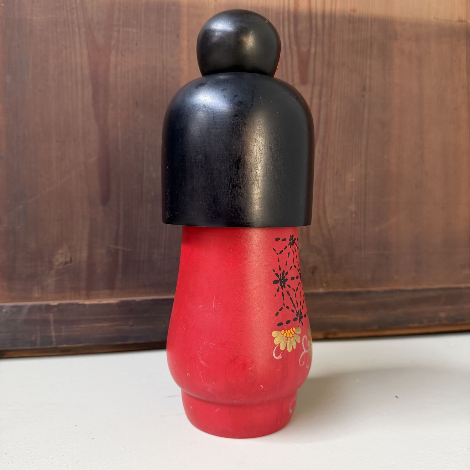 Vintage Sōsaku Kokeshi door Kazuo Takamizawa, 1980s