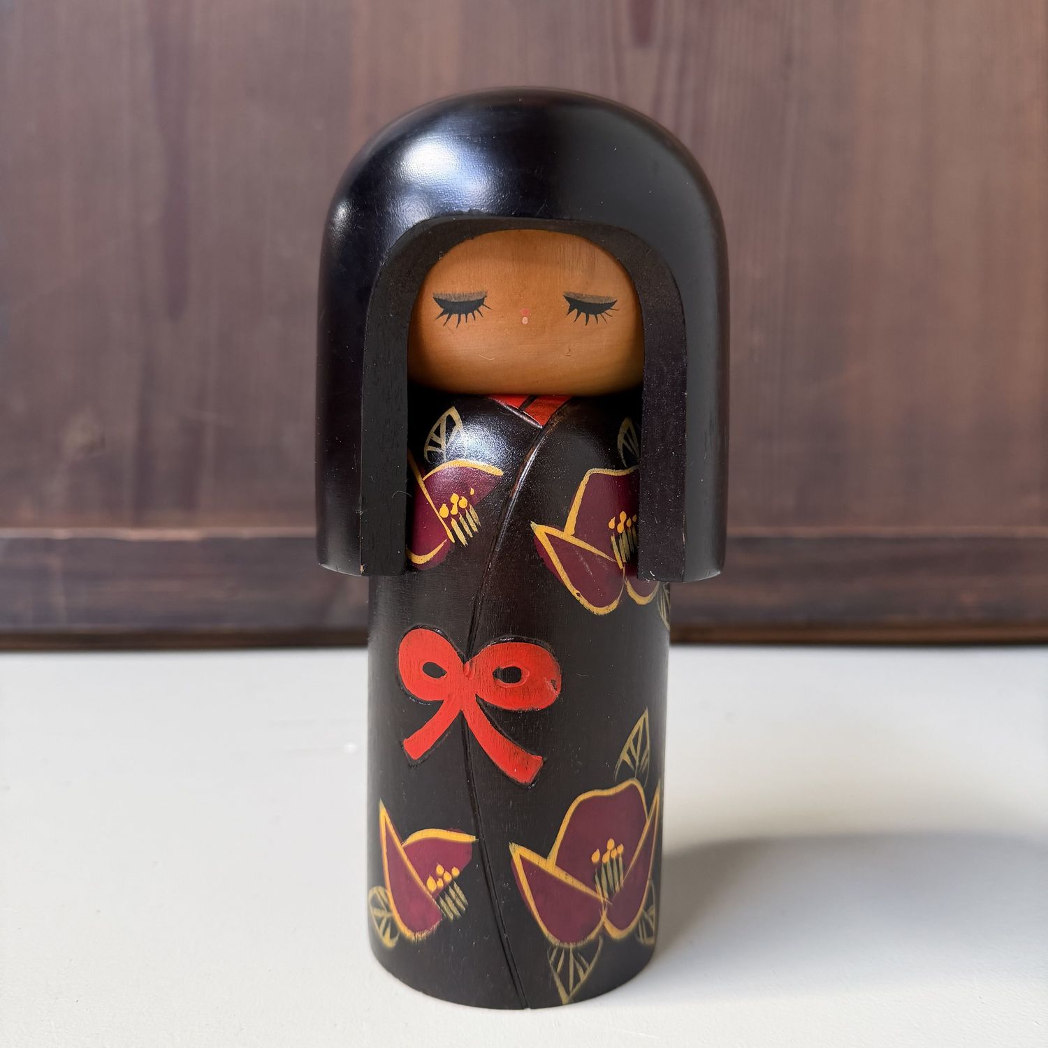 Vintage Sōsaku Kokeshi door Miyashita Hajime, 1970s Vintage Sōsaku Kokeshi door Miyashita Hajime, 1970s