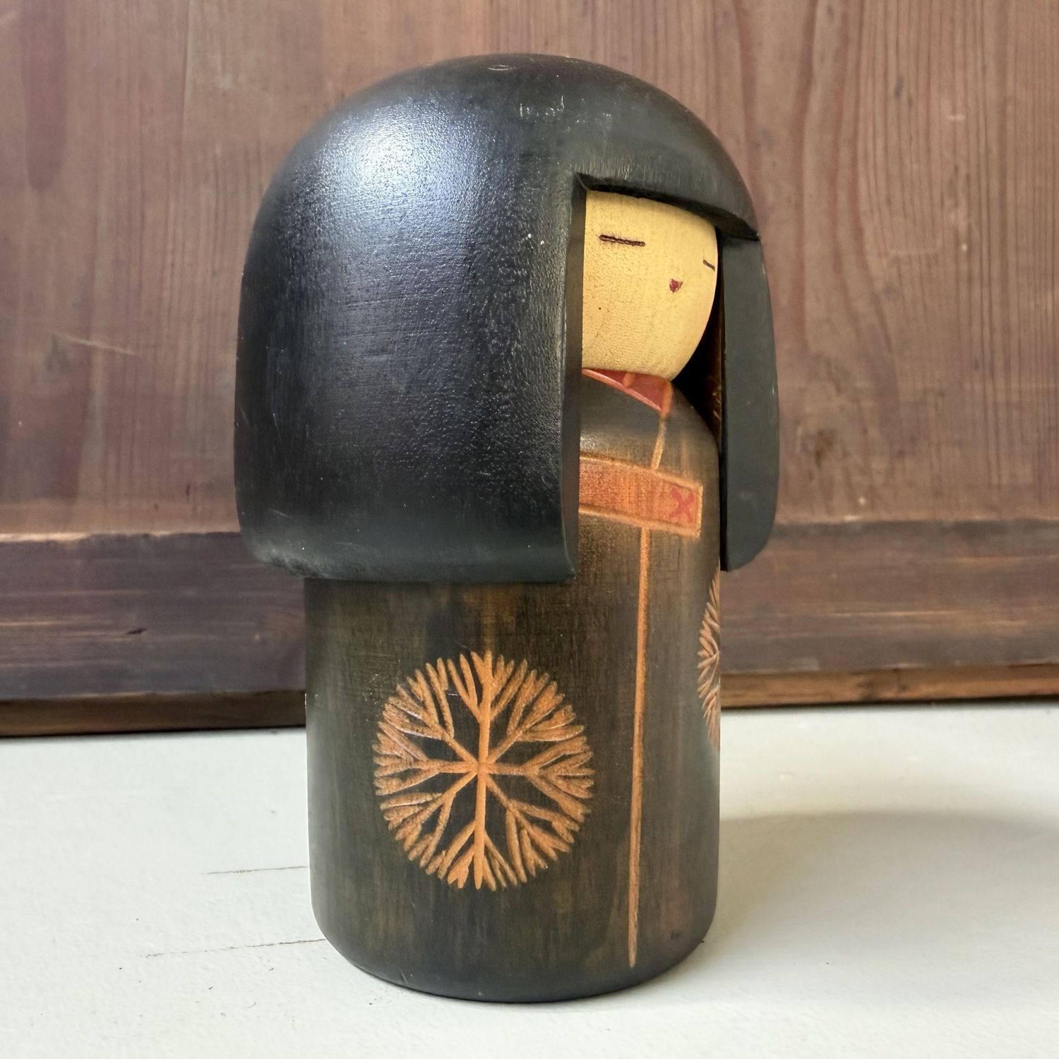 Vintage Gunma Kokeshi “Little Girl” by Sansaku Sekiguchi, 1970s Vintage Gunma Kokeshi “Little Girl” by Sansaku Sekiguchi, 1970s