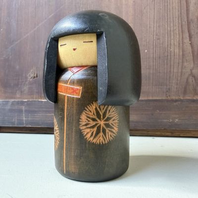Vintage Gunma Kokeshi “Little Girl” by Sansaku Sekiguchi, 1970s Vintage Gunma Kokeshi “Little Girl” by Sansaku Sekiguchi, 1970s