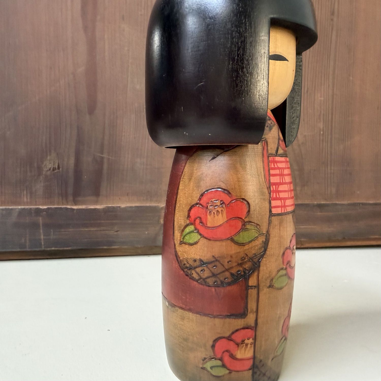 Vintage Gunma Kokeshi door Miyagawa Kunio, 1970s Vintage Gunma Kokeshi door Miyagawa Kunio, 1970s