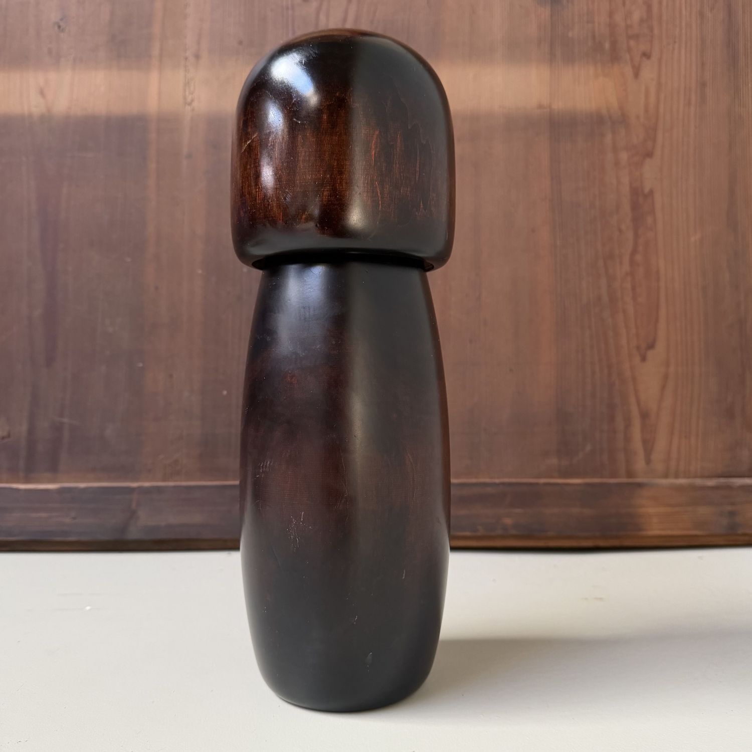 Vintage Usaburo Kokeshi “Bakushū” by Okamoto Usaburo, 1970s Vintage Usaburo Kokeshi “Bakushū” by Okamoto Usaburo, 1970s