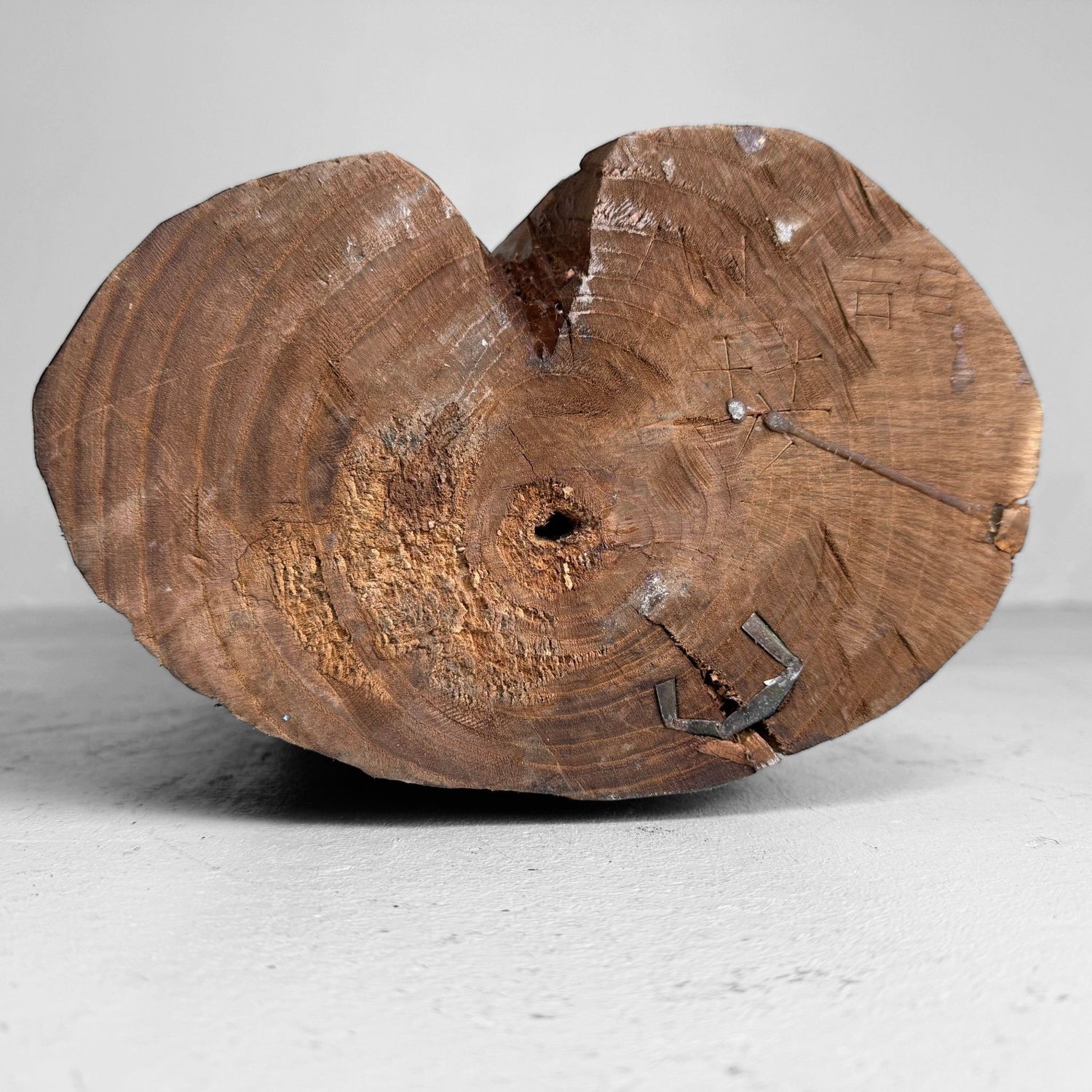 Japanese Mingei Wooden Sculpture of Ninomiya Kinjirō, Shōwa Period