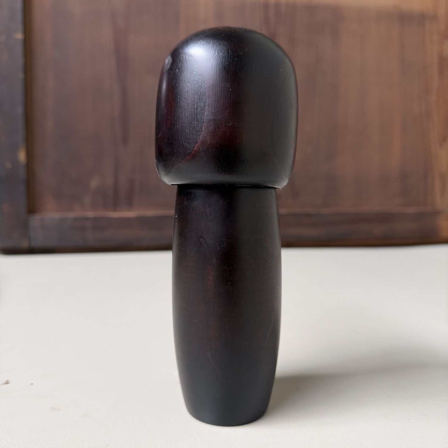 Vintage Usaburo Kokeshi “Bakushū” door Okamoto Usaburo, 1970s
