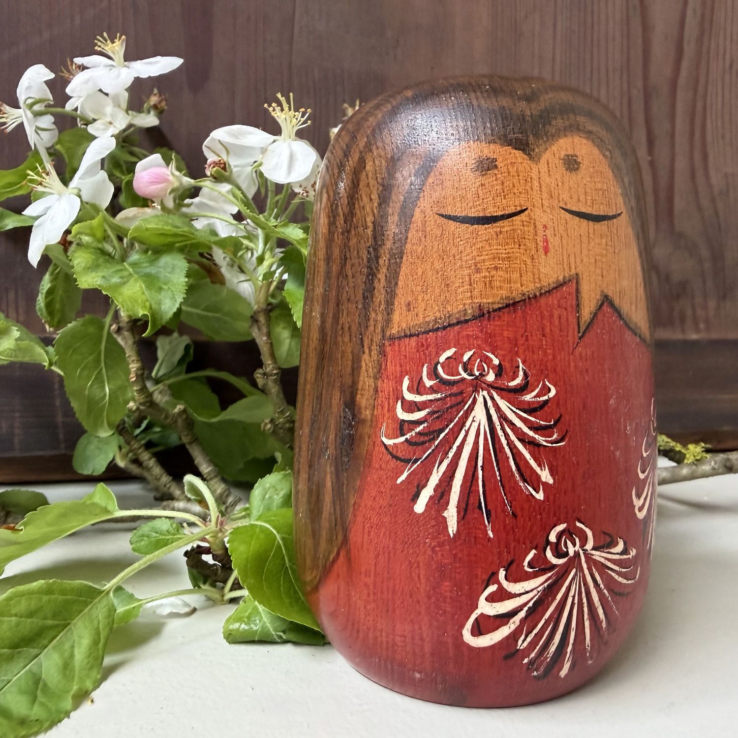 Vintage Sōsaku Kokeshi by Oizumi 大泉, 1970s