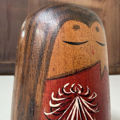 Vintage Sōsaku Kokeshi by Oizumi 大泉, 1970s