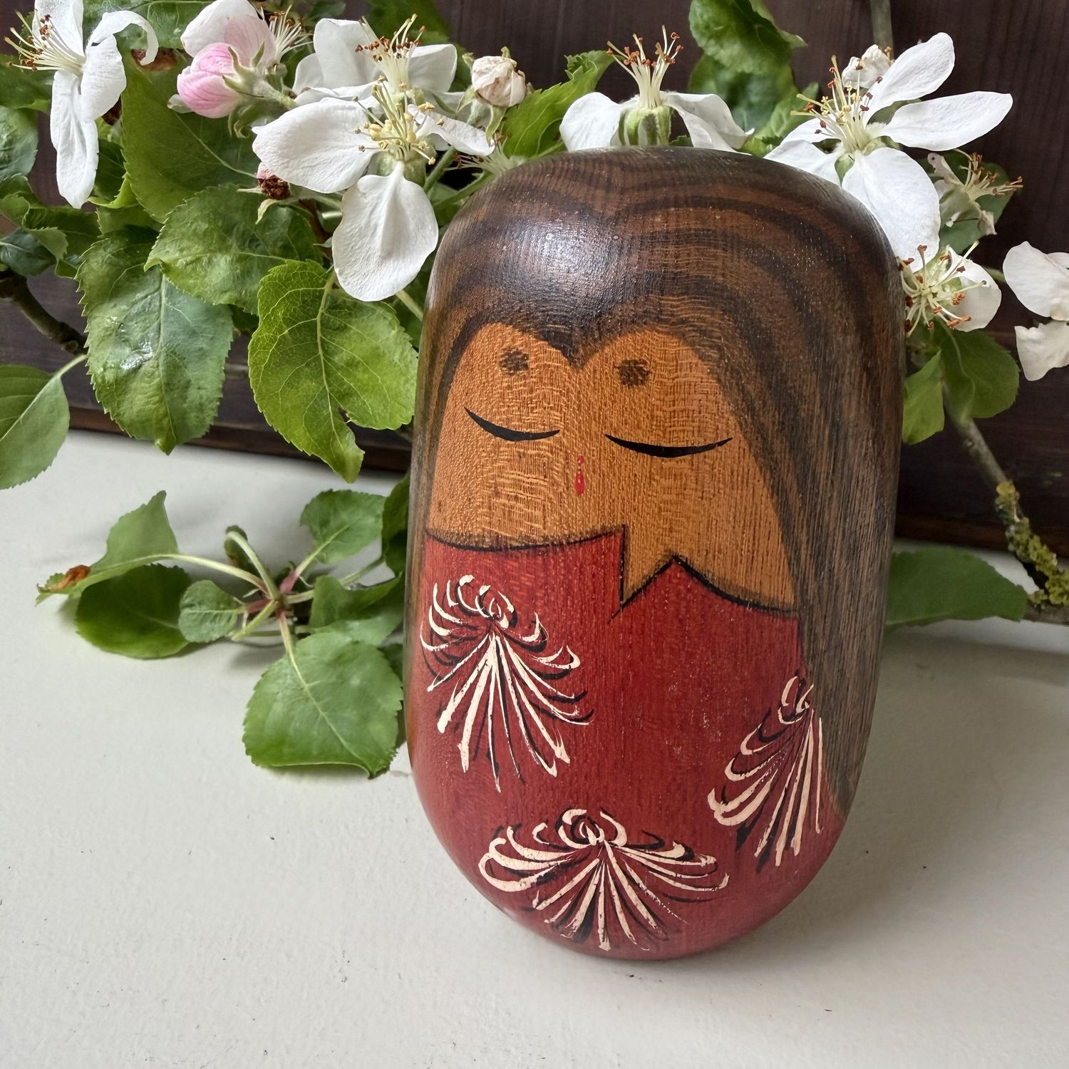 Vintage Sōsaku Kokeshi by Oizumi 大泉, 1970s
