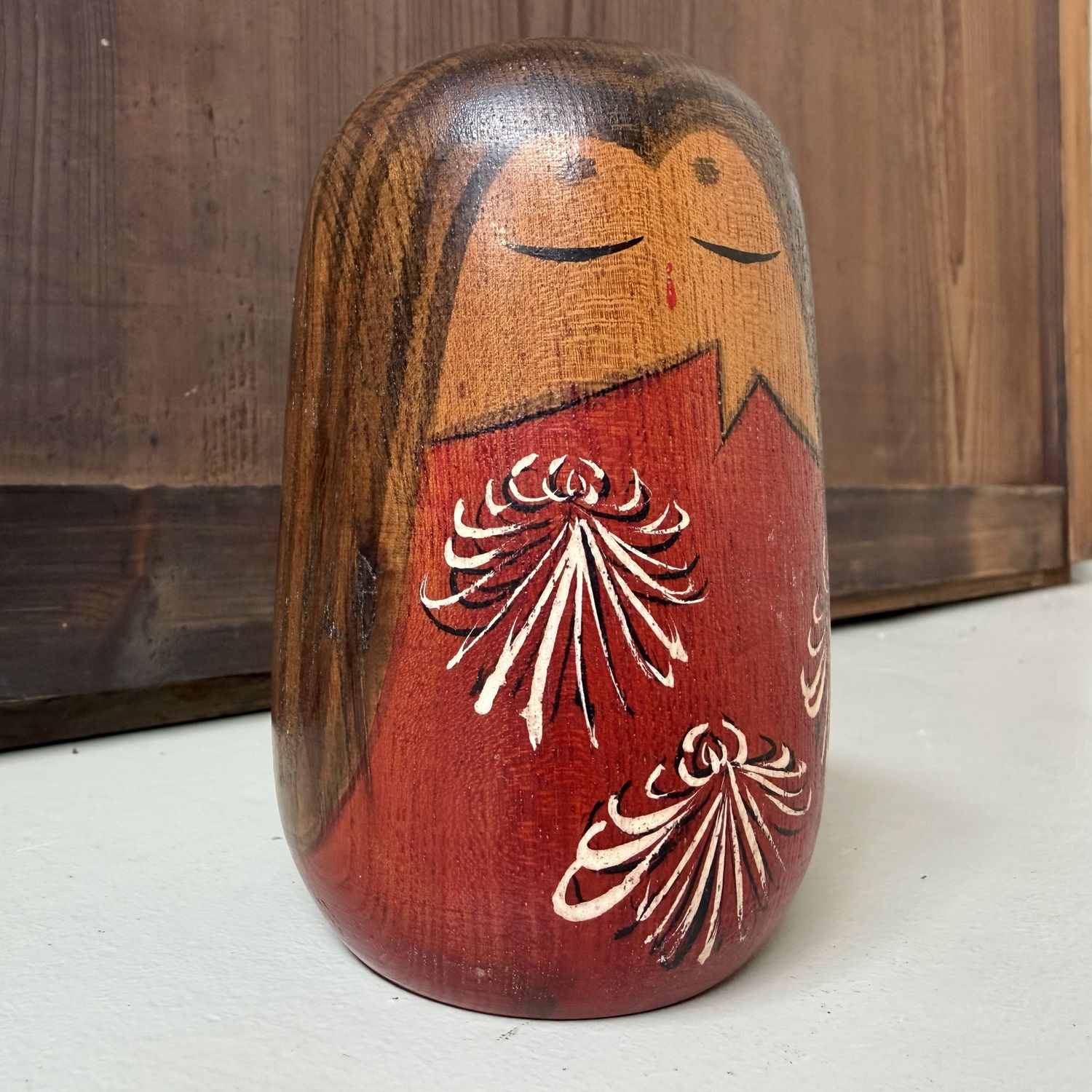 Vintage Sōsaku Kokeshi door Oizumi 大泉, 1970s Vintage Sōsaku Kokeshi door Oizumi 大泉, 1970s