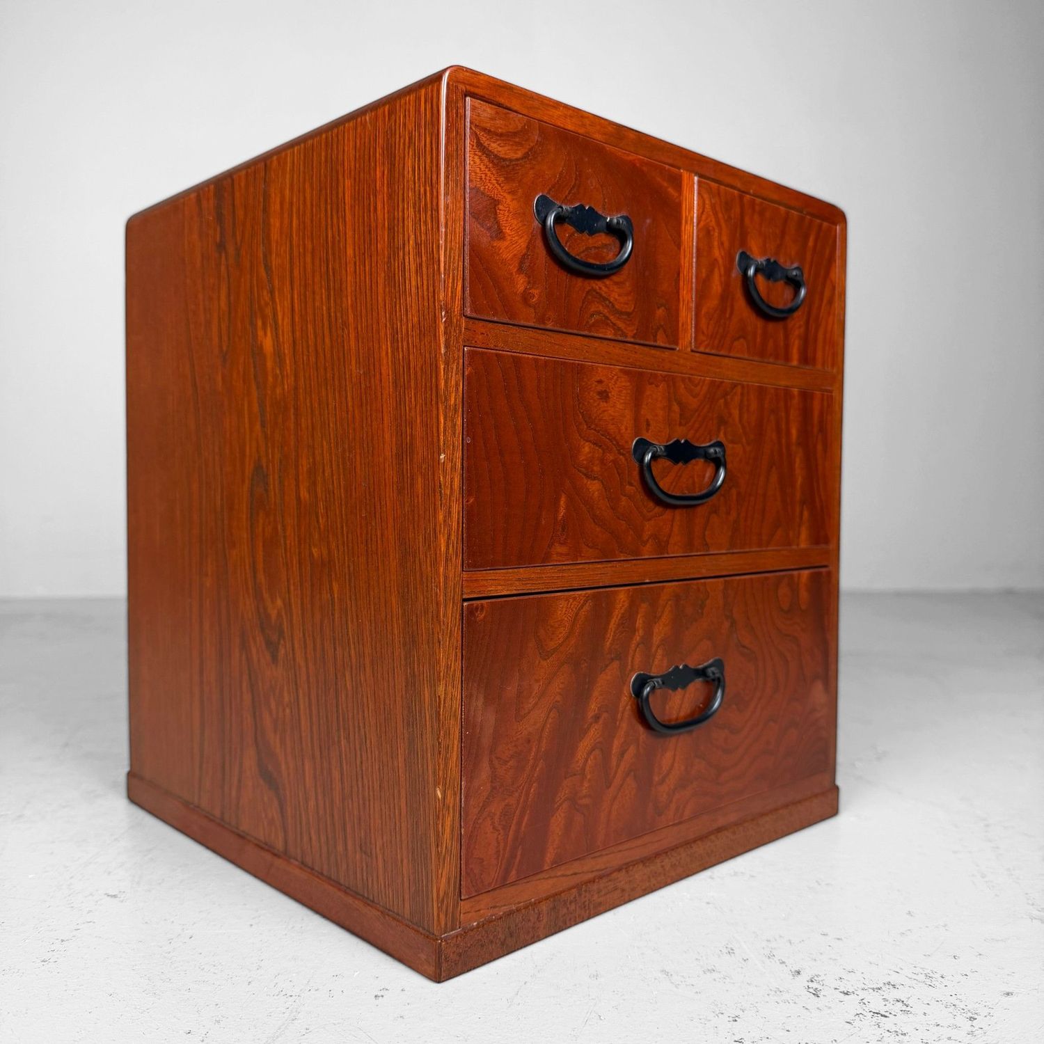 Small Japanese Four-Drawer Cabinet, 1970s–1980s