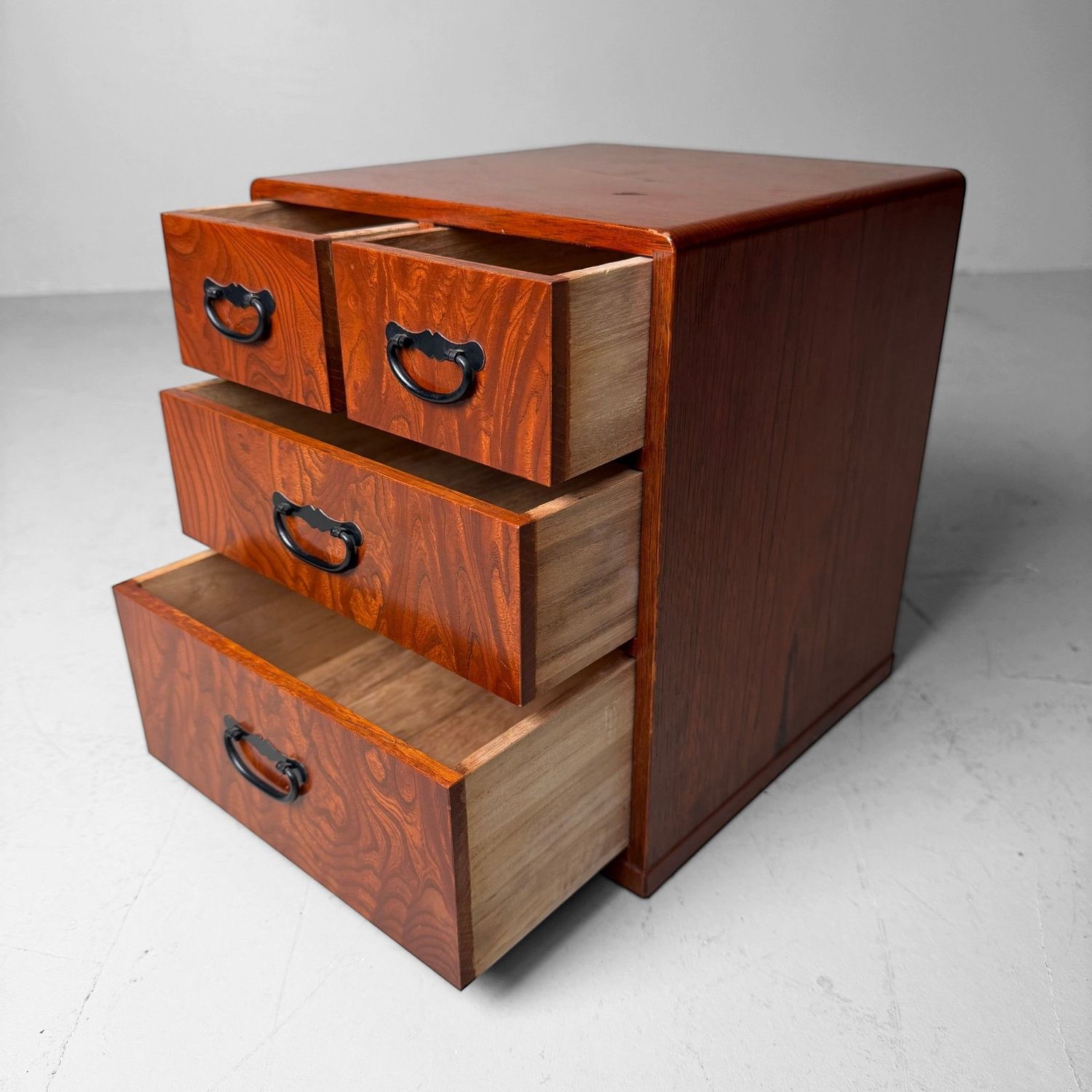 Small Japanese Four-Drawer Cabinet, 1970s–1980s