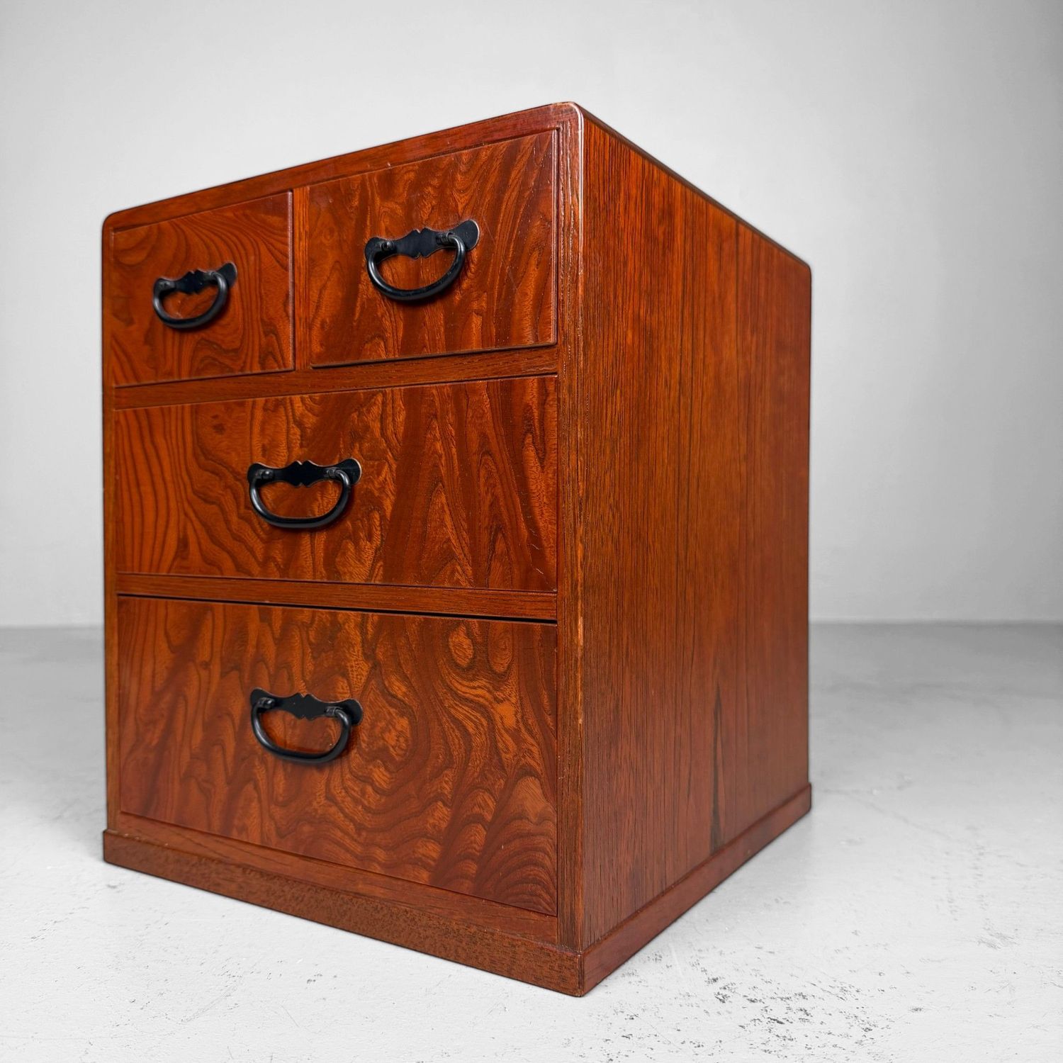 Small Japanese Four-Drawer Cabinet, 1970s–1980s