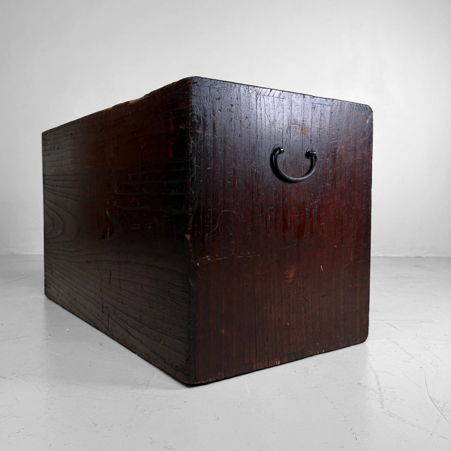Low Japanese Kimono Tansu Chest of Drawers, c. 1900