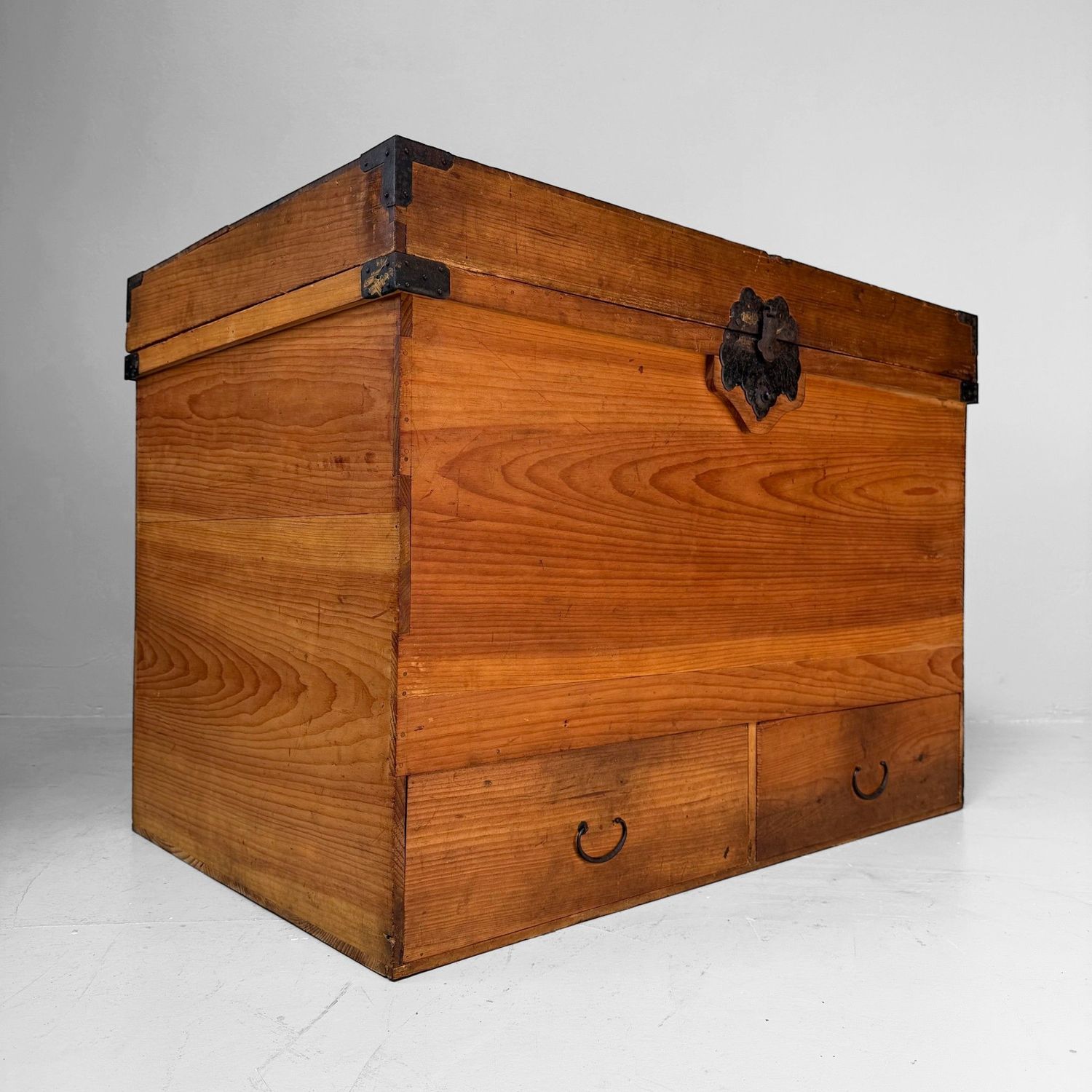 Antieke Japanse Nagamochi Tansu Opbergkist, 1880–1900