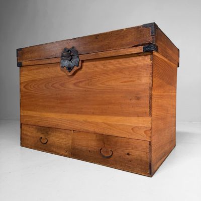 Antieke Japanse Nagamochi Tansu Opbergkist, 1880–1900