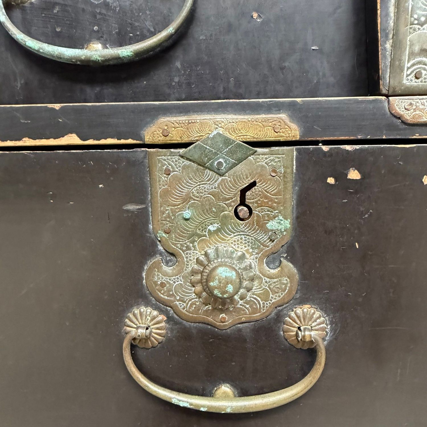 Antique Japanese Ko-Dansu Storage Chest / Display Cabinet, c. 1870
