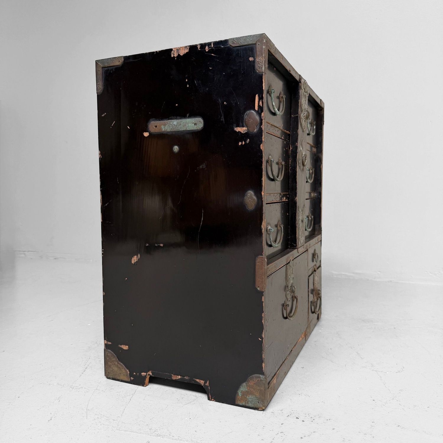 Antique Japanese Ko-Dansu Storage Chest / Display Cabinet, c. 1870