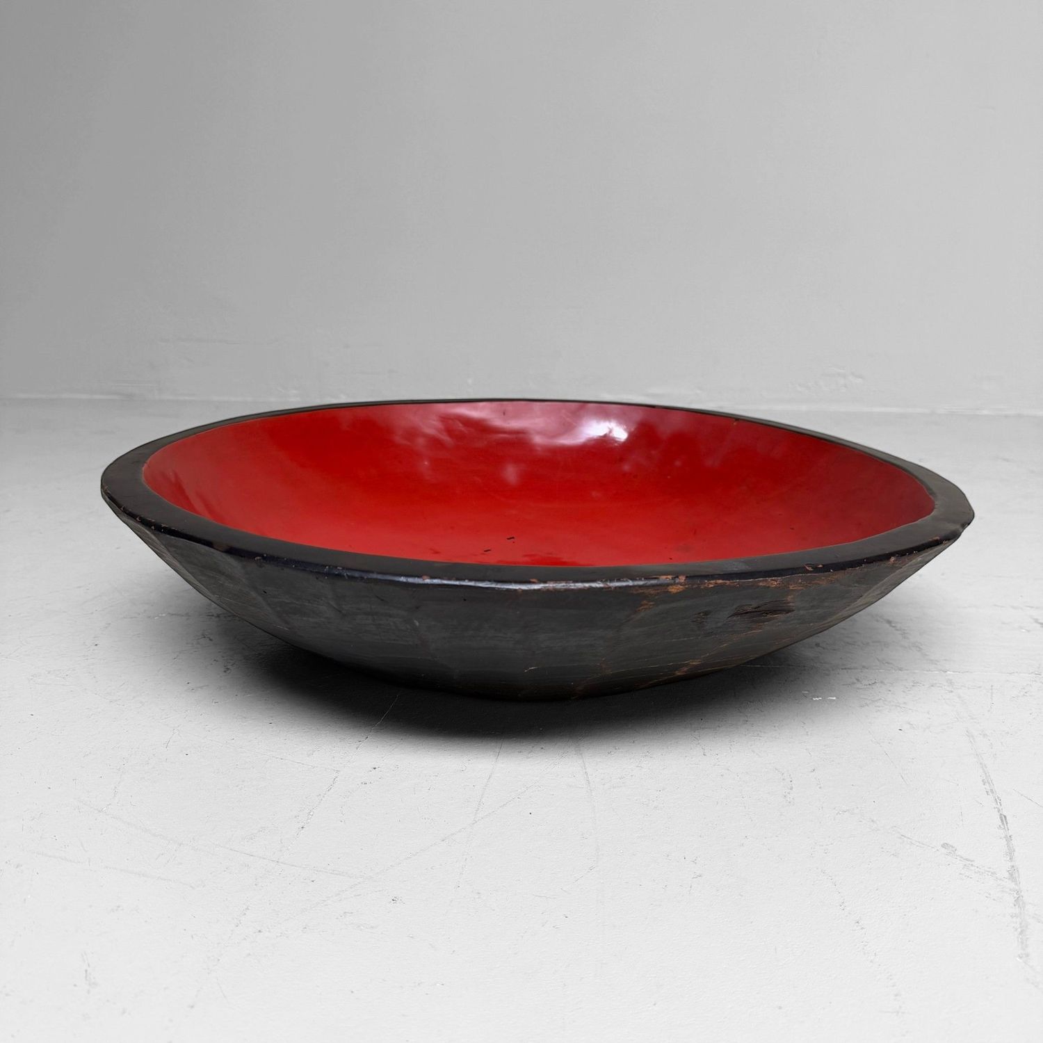 Urushi Japanse Ki-Bachi Mengkom / Decoratieve Schaal, 1930s