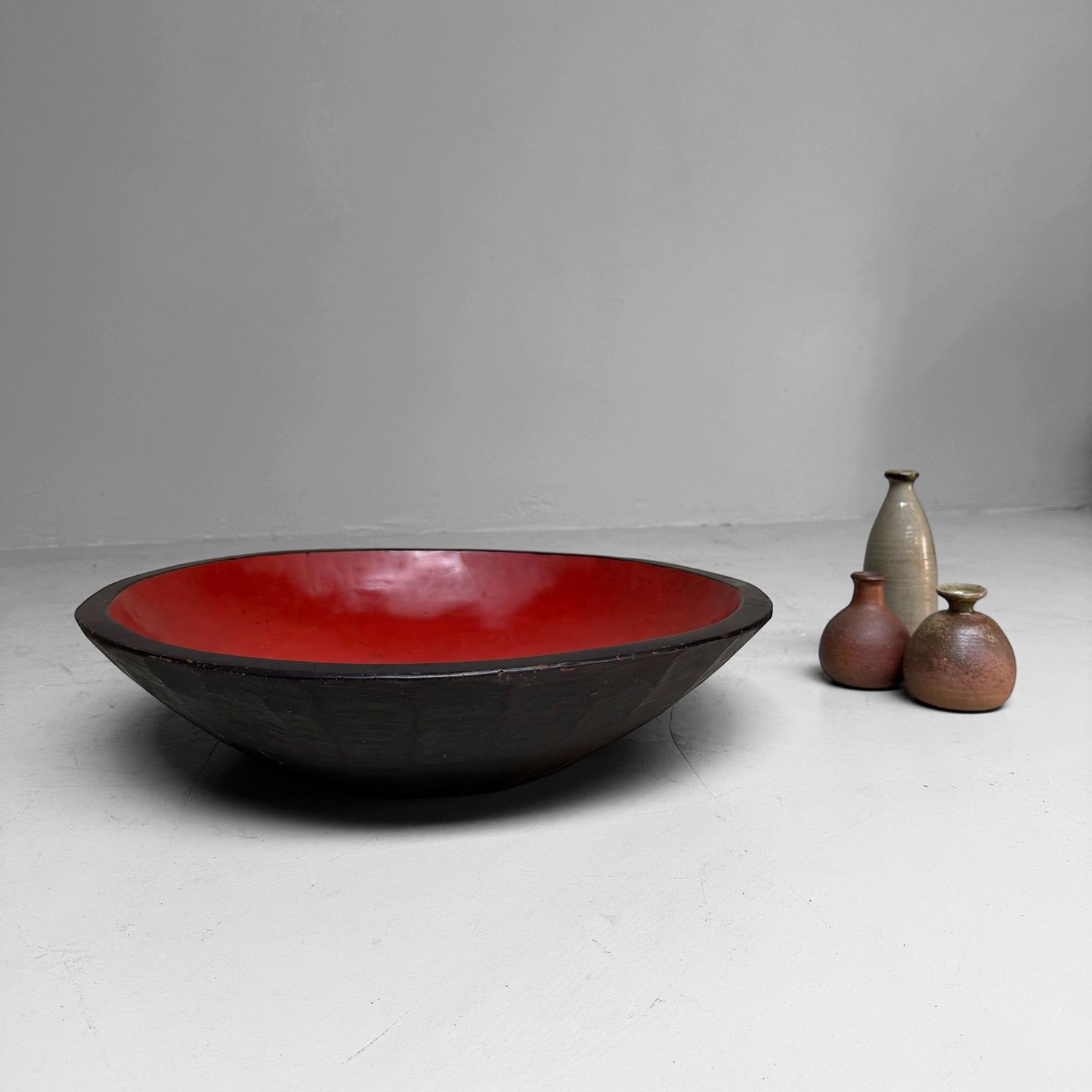 Urushi Japanse Ki-Bachi Mengkom / Decoratieve Schaal, 1930s