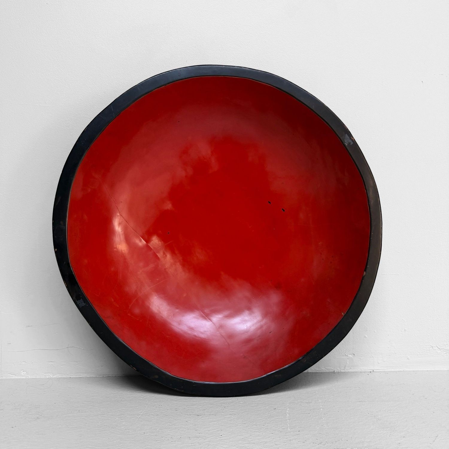 Urushi Japanse Ki-Bachi Mengkom / Decoratieve Schaal, 1930s