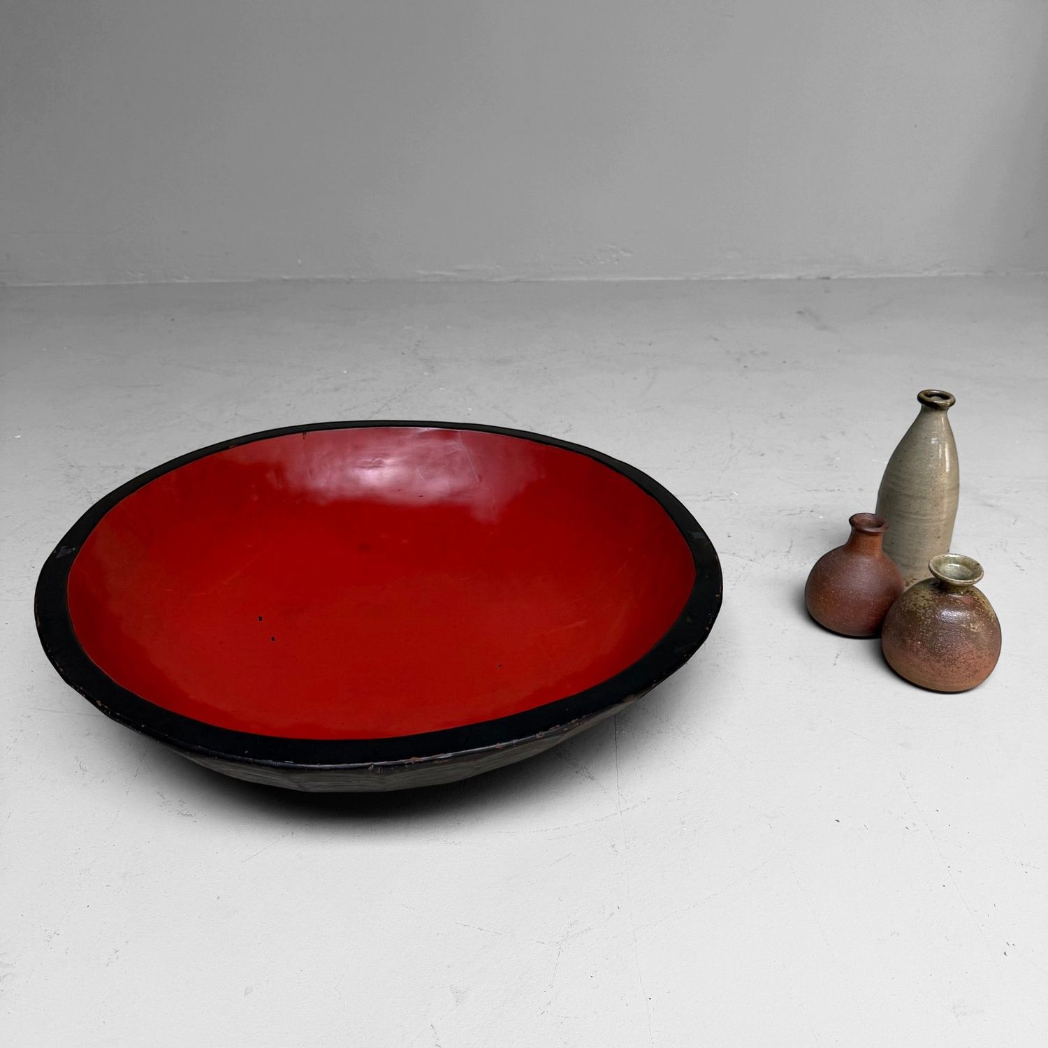 Urushi Japanse Ki-Bachi Mengkom / Decoratieve Schaal, 1930s