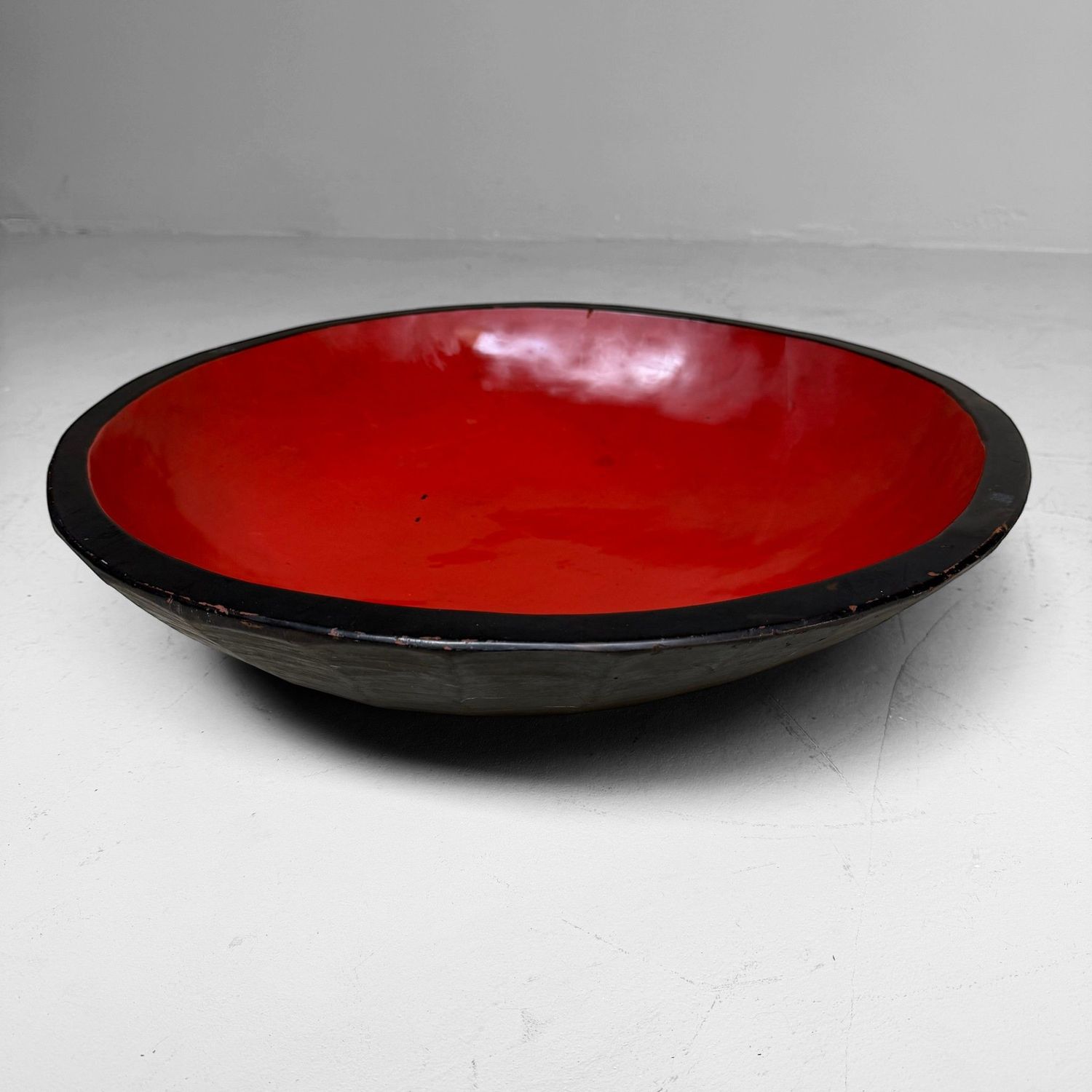 Urushi Japanse Ki-Bachi Mengkom / Decoratieve Schaal, 1930s