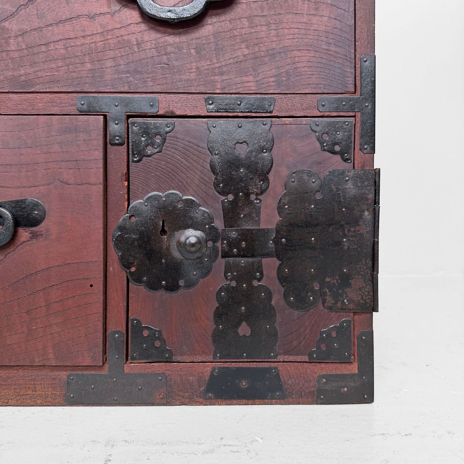 Antique Japanese Kimono Tansu / Low Display Cabinet, c. 1910