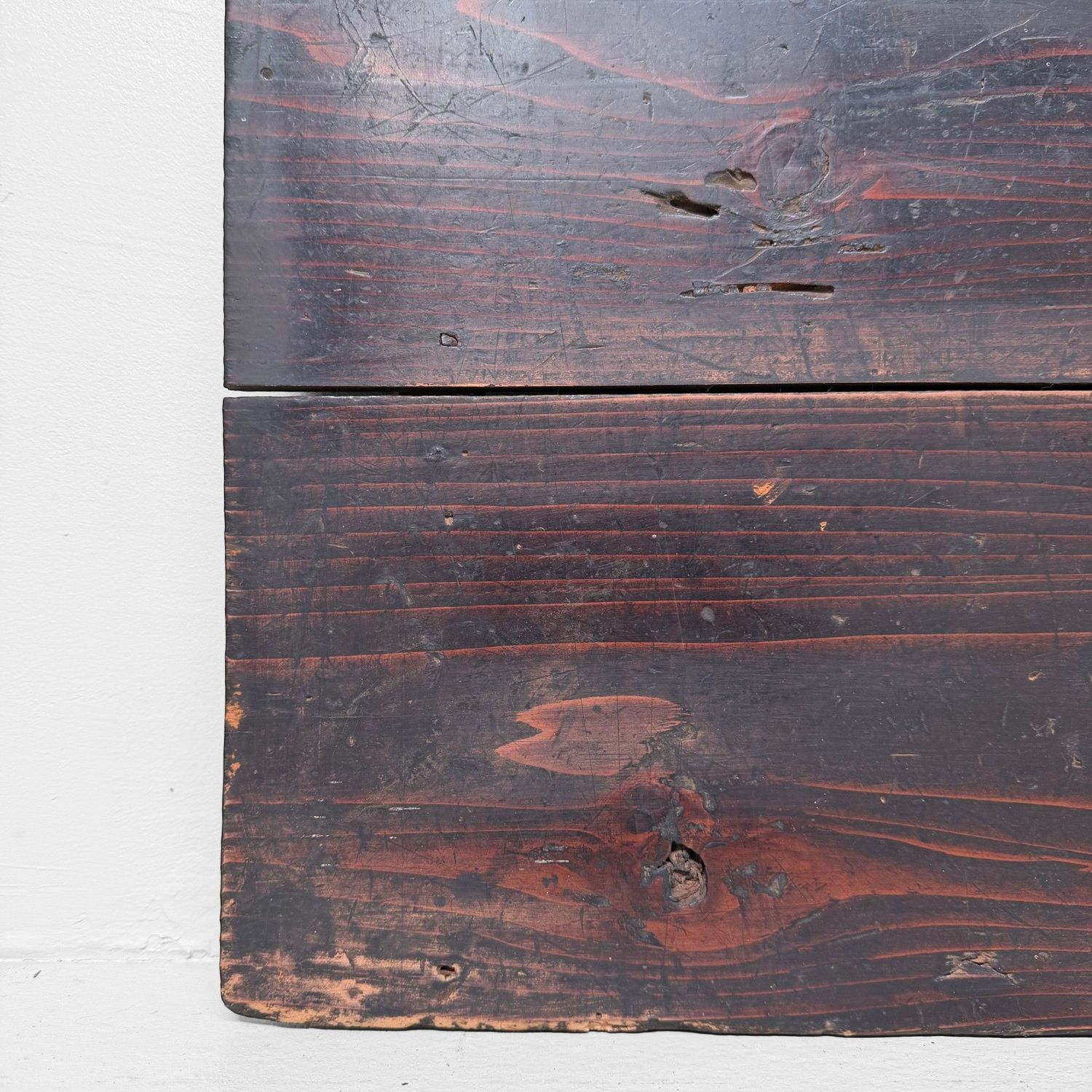 Antique Japanese Hibachi Frame / Wooden Wall Object, 1900s