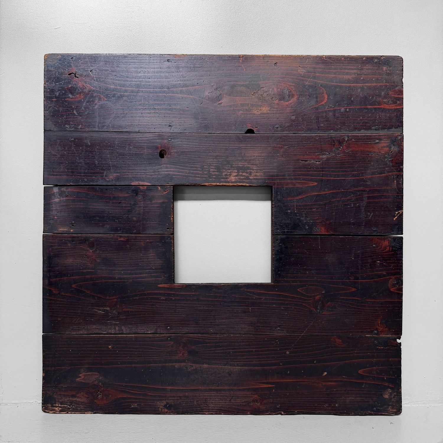 Antique Japanese Hibachi Frame / Wooden Wall Object, 1900s