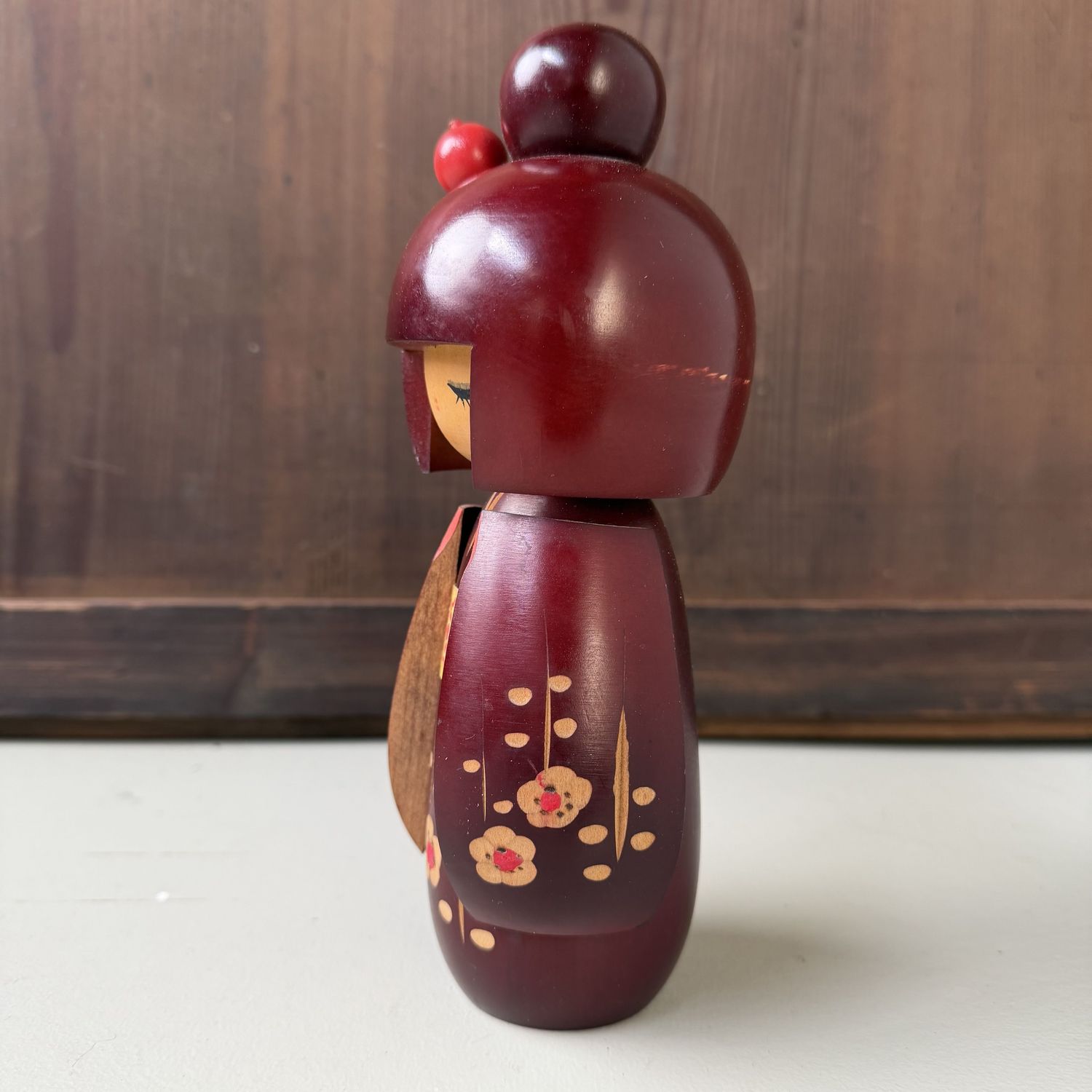 Vintage Japanse Kokeshi “Sato no Oto” door Hajime Miyashita, 1970s Vintage Japanse Kokeshi “Sato no Oto” door Hajime Miyashita, 1970s