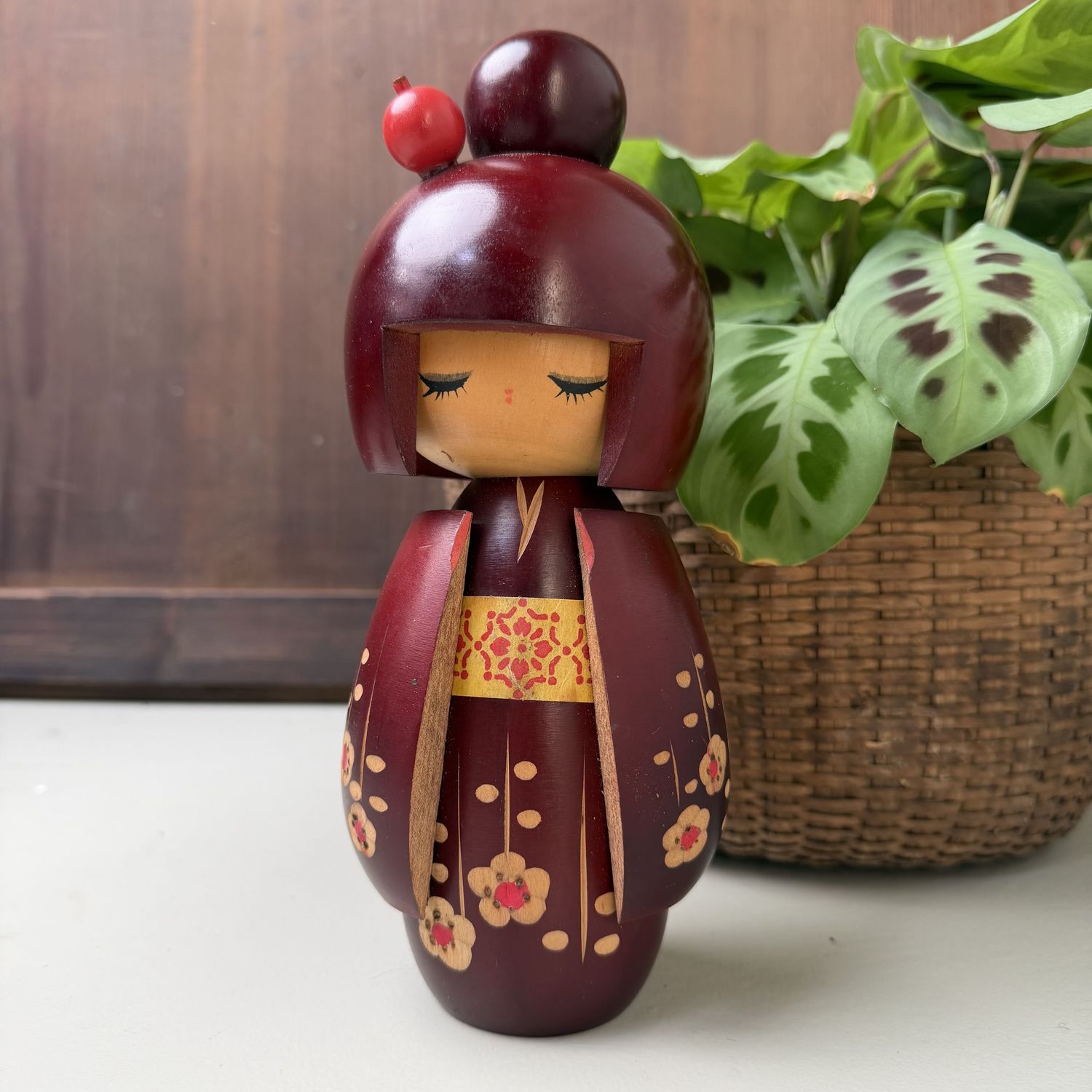 Vintage Japanse Kokeshi “Sato no Oto” door Hajime Miyashita, 1970s Vintage Japanse Kokeshi “Sato no Oto” door Hajime Miyashita, 1970s