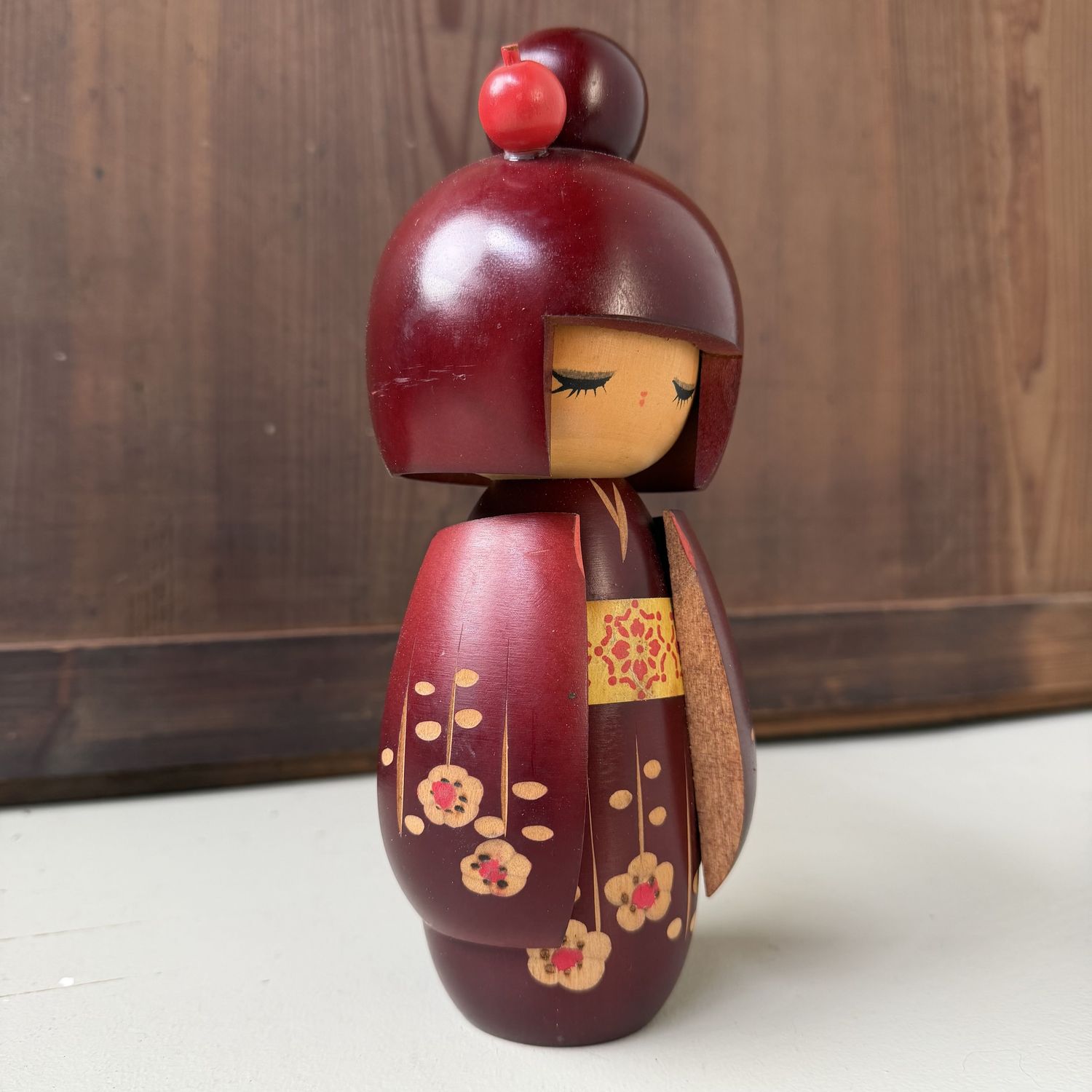 Vintage Japanse Kokeshi “Sato no Oto” door Hajime Miyashita, 1970s Vintage Japanse Kokeshi “Sato no Oto” door Hajime Miyashita, 1970s