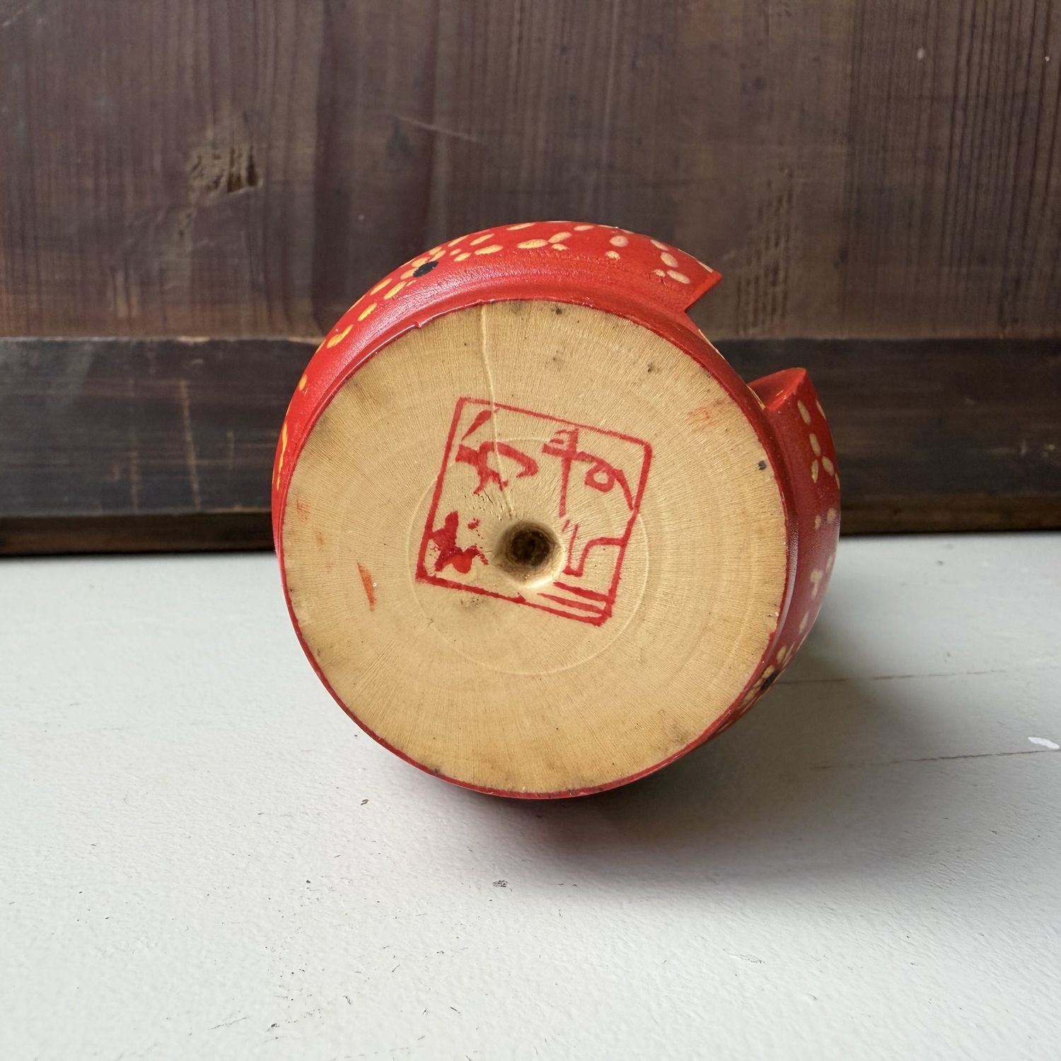 Vintage Japanse Kokeshi door Kazuo Takamizawa, 1970s