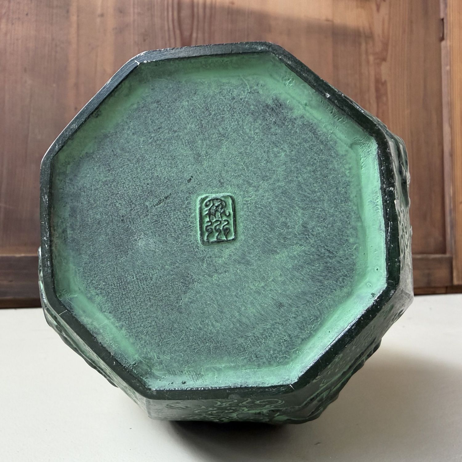 Japanse Bronzen Unryū Draak Vaas, ca. 1970