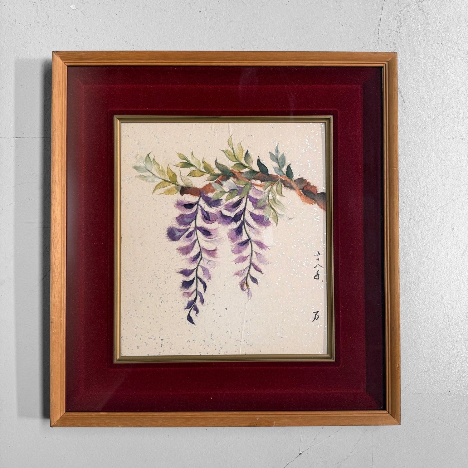 Vintage Japanse Washi Chigiri-e ‘Fuji’, 1983