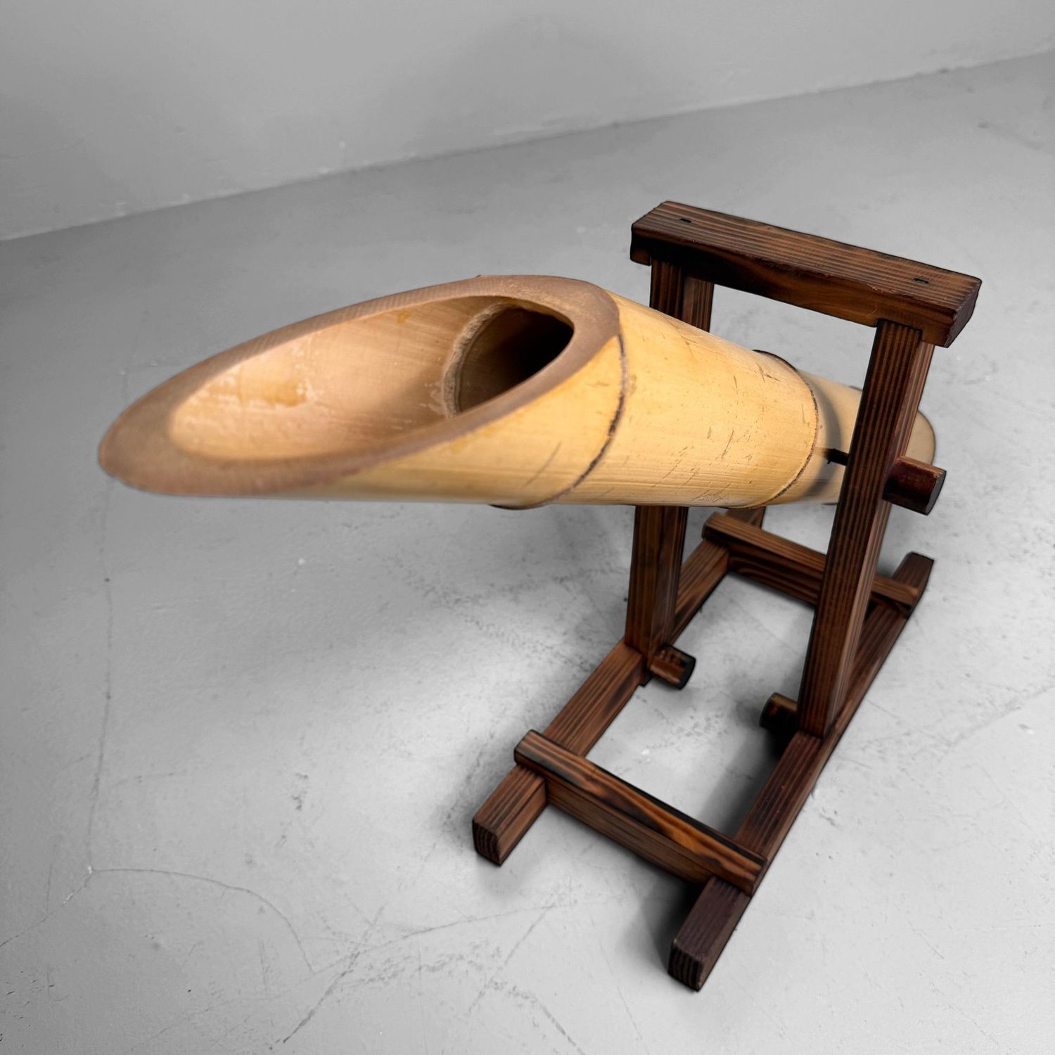 Vintage Japanse Shishi-odoshi / Sōzu, Japans Tuinaccent, 1950–1970