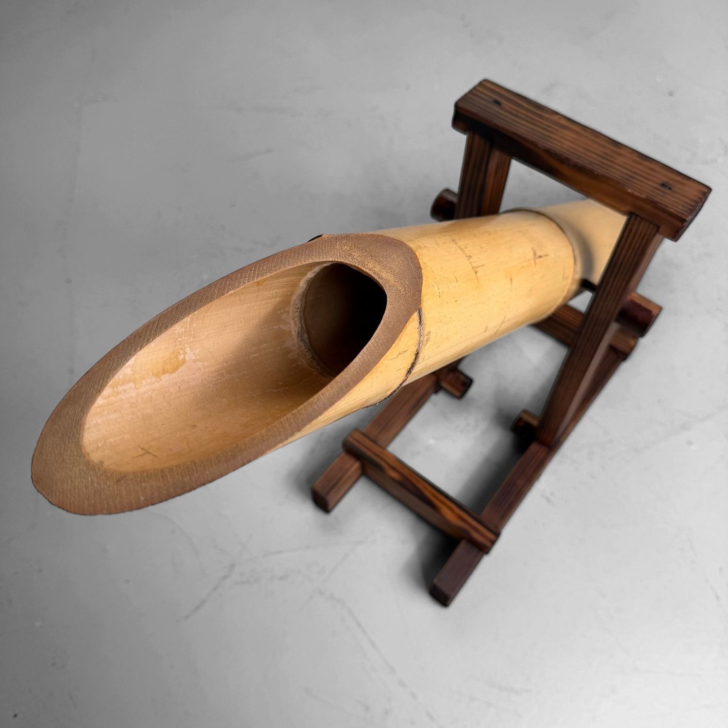 Vintage Japanse Shishi-odoshi / Sōzu, Japans Tuinaccent, 1950–1970