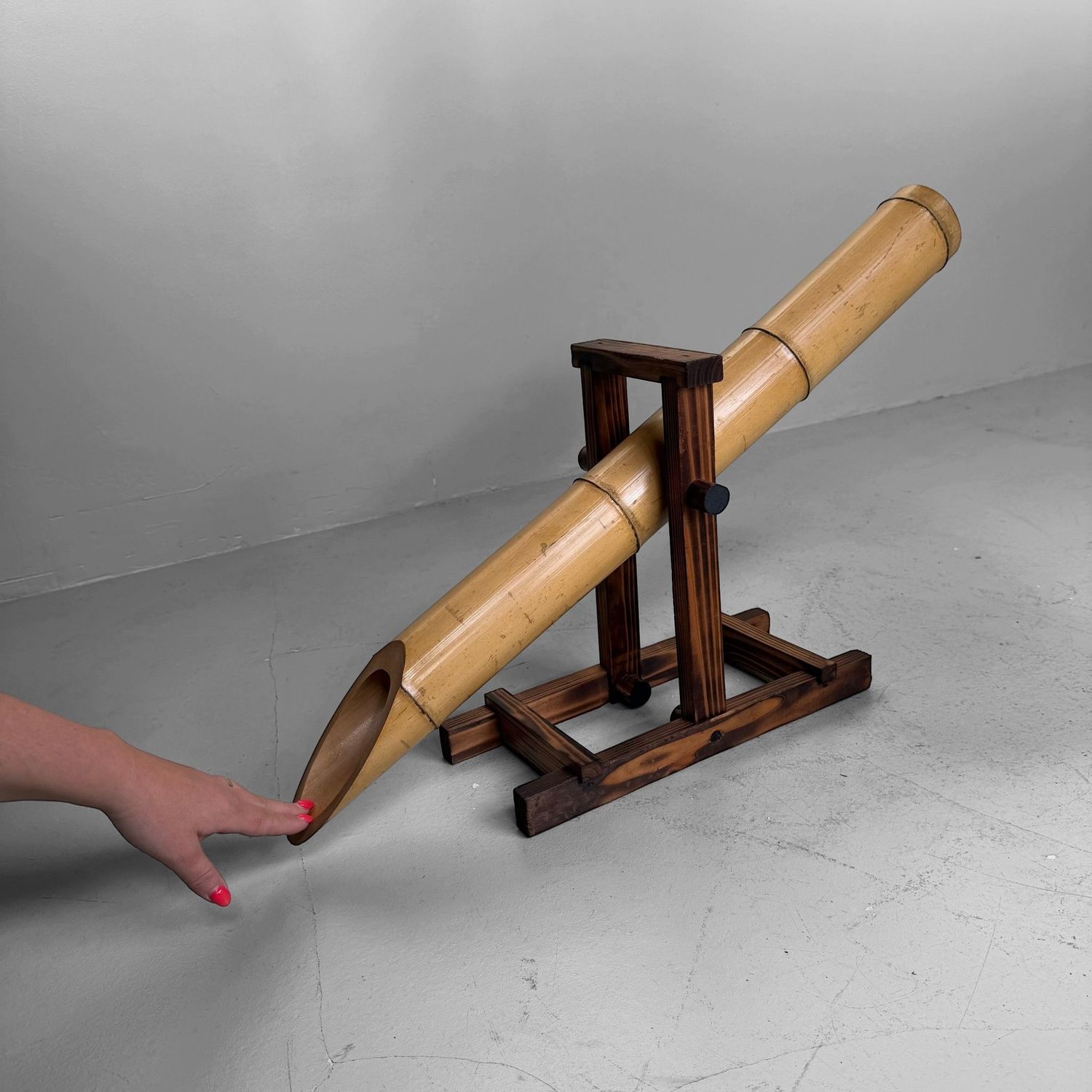 Vintage Japanse Shishi-odoshi / Sōzu, Japans Tuinaccent, 1950–1970