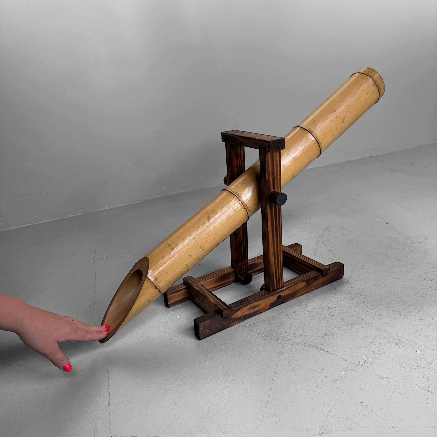 Vintage Japanse Shishi-odoshi / Sōzu, Japans Tuinaccent, 1950–1970